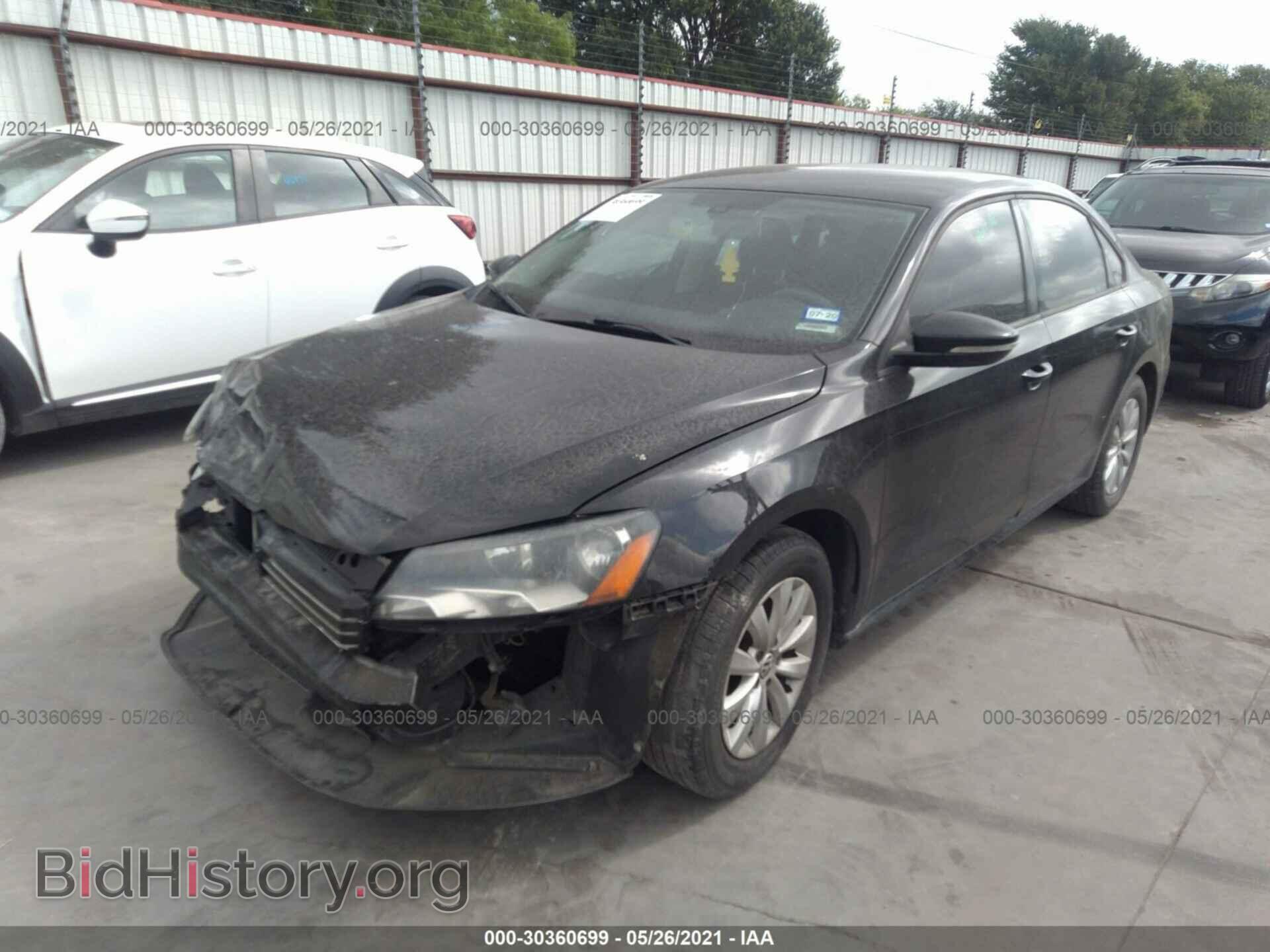 2012 VOLKSWAGEN PASSAT - VIN: 1VWAP7A35CC073074 - Фото 2