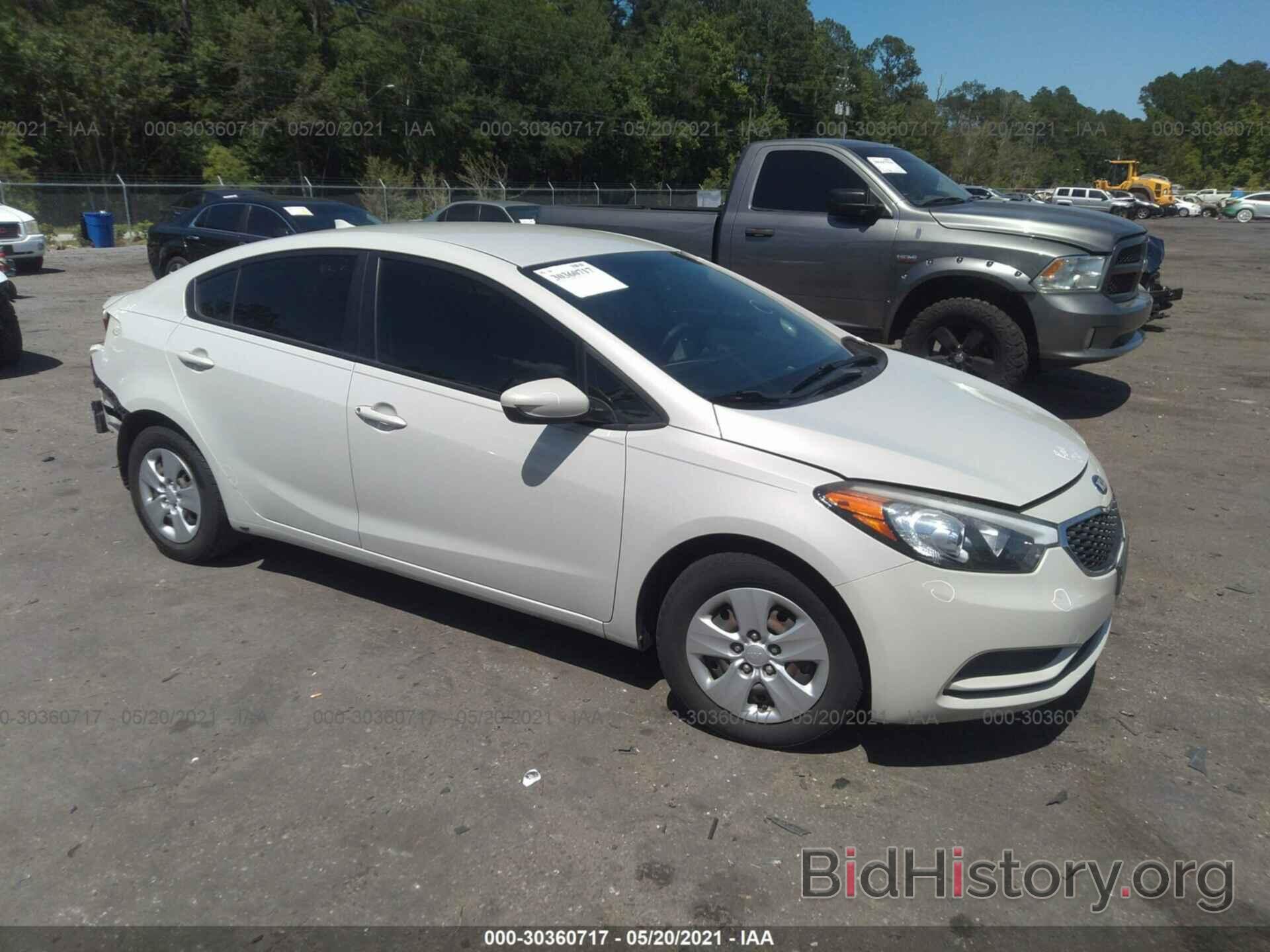 Photo KNAFK4A61E5235318 - KIA FORTE 2014