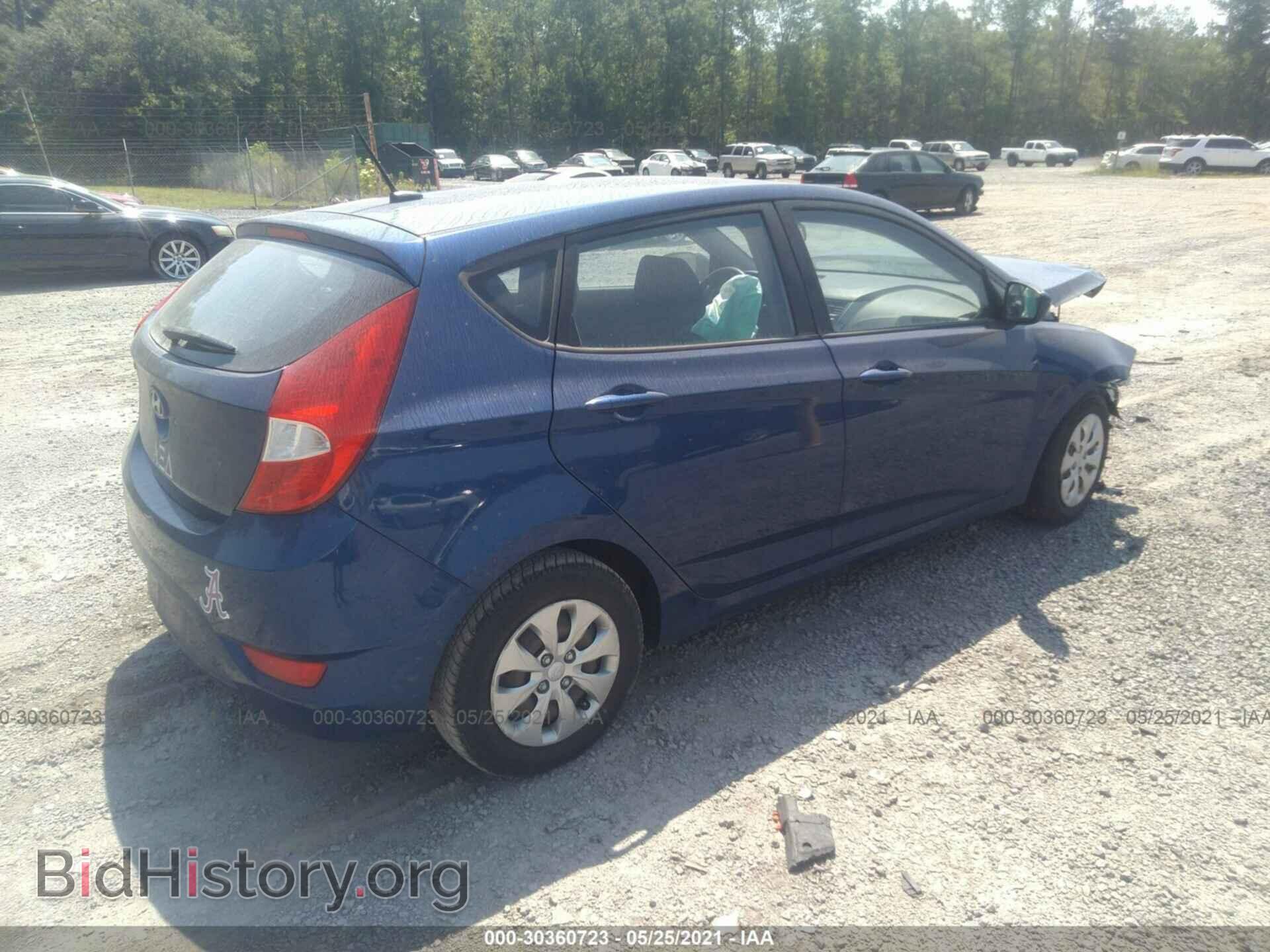 2016 HYUNDAI ACCENT - VIN: KMHCT5AE9GU257846 - Фото 4