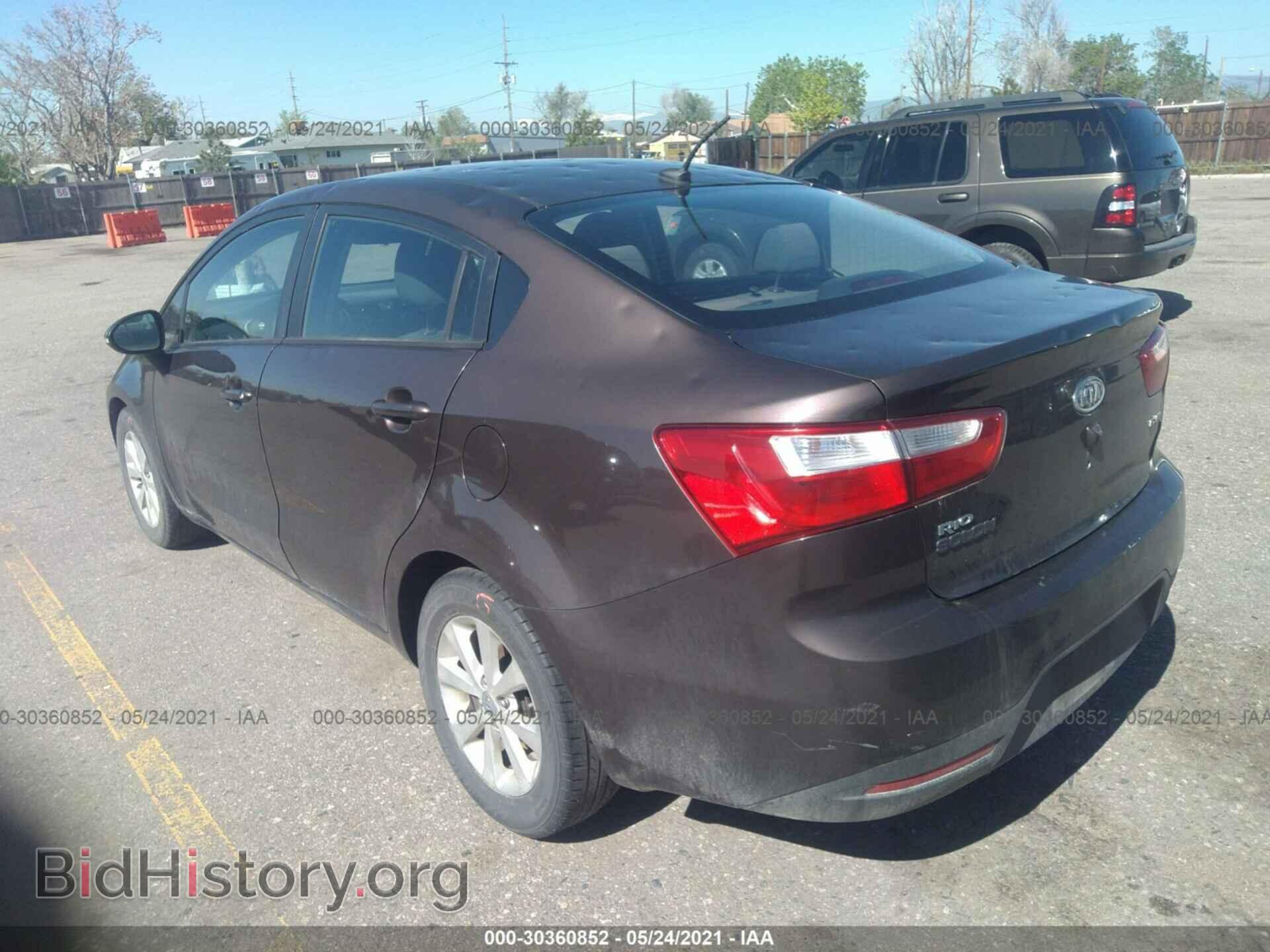 2013 KIA RIO - VIN: KNADN4A36D6130223 - Фото 3