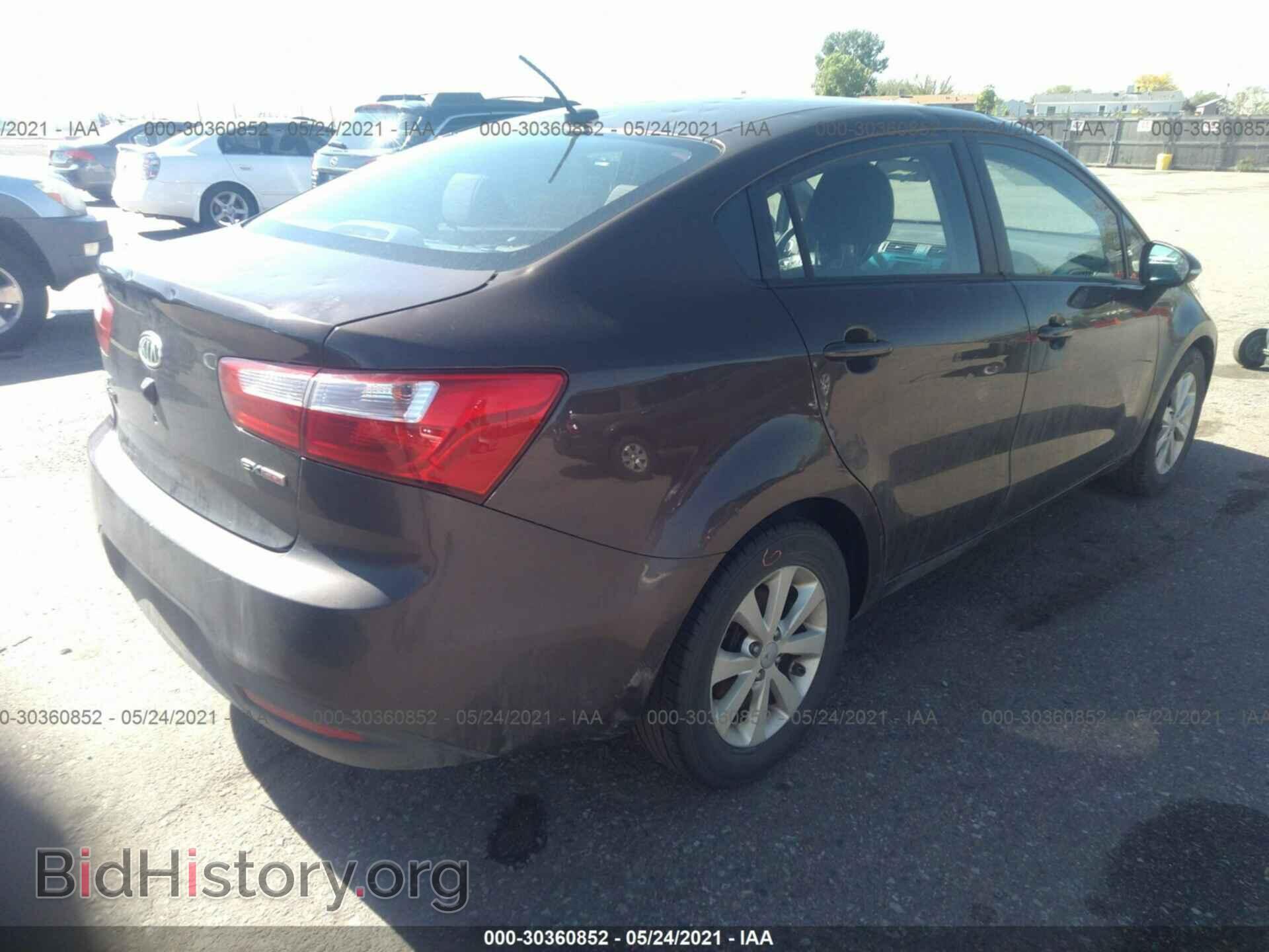 2013 KIA RIO - VIN: KNADN4A36D6130223 - Фото 4