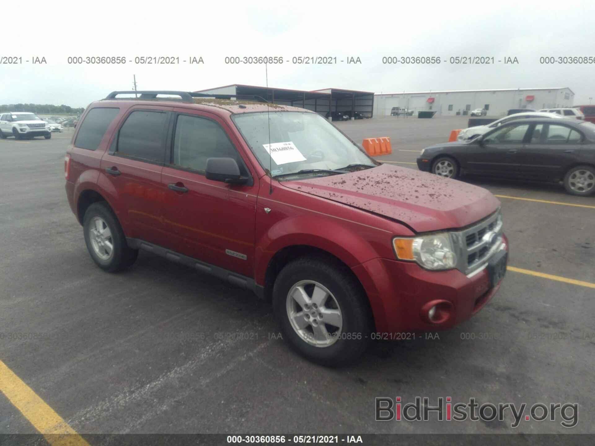 Photo 1FMCU03138KA71677 - FORD ESCAPE 2008