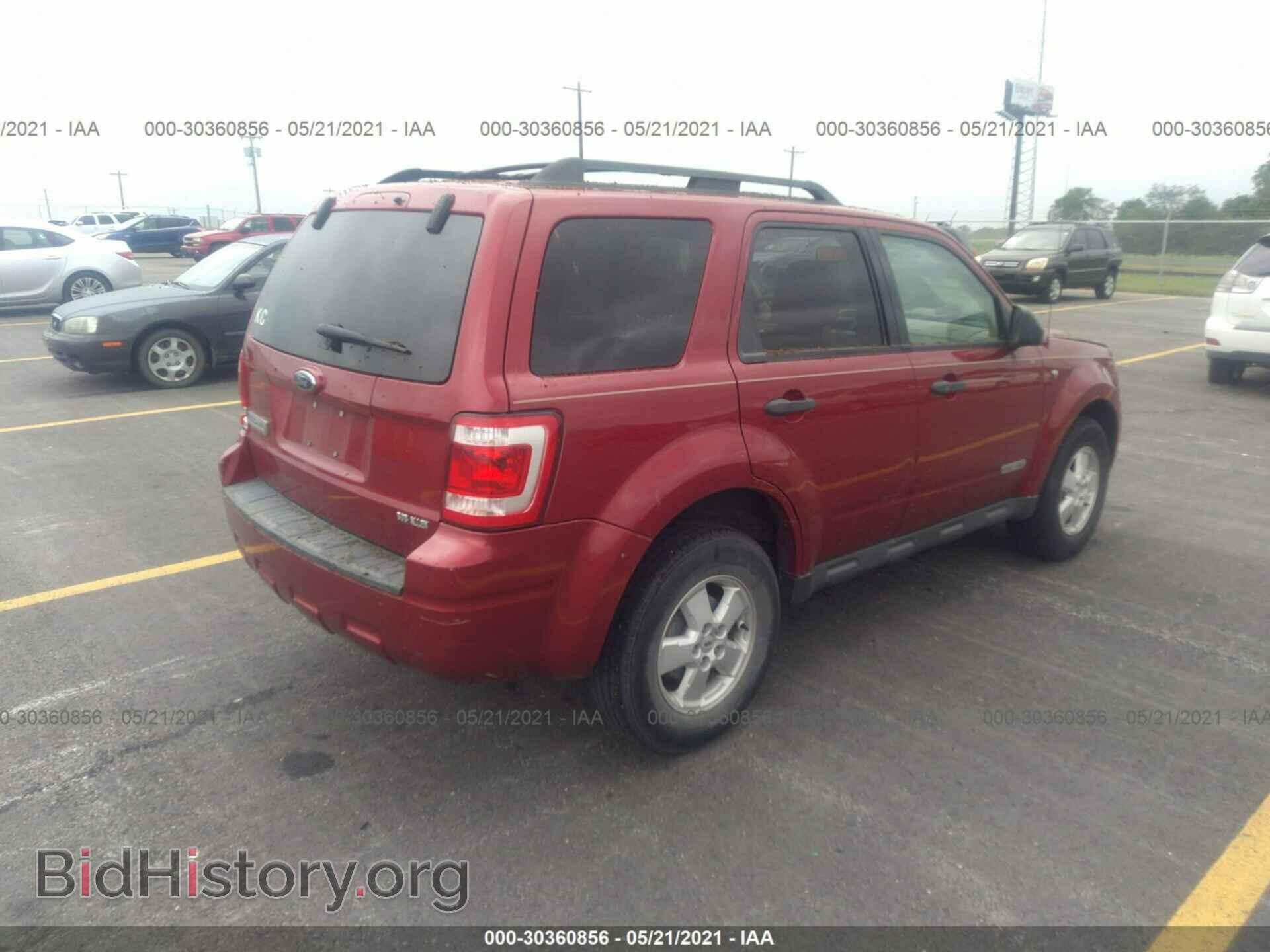 2008 FORD ESCAPE - VIN: 1FMCU03138KA71677 - Фото 4