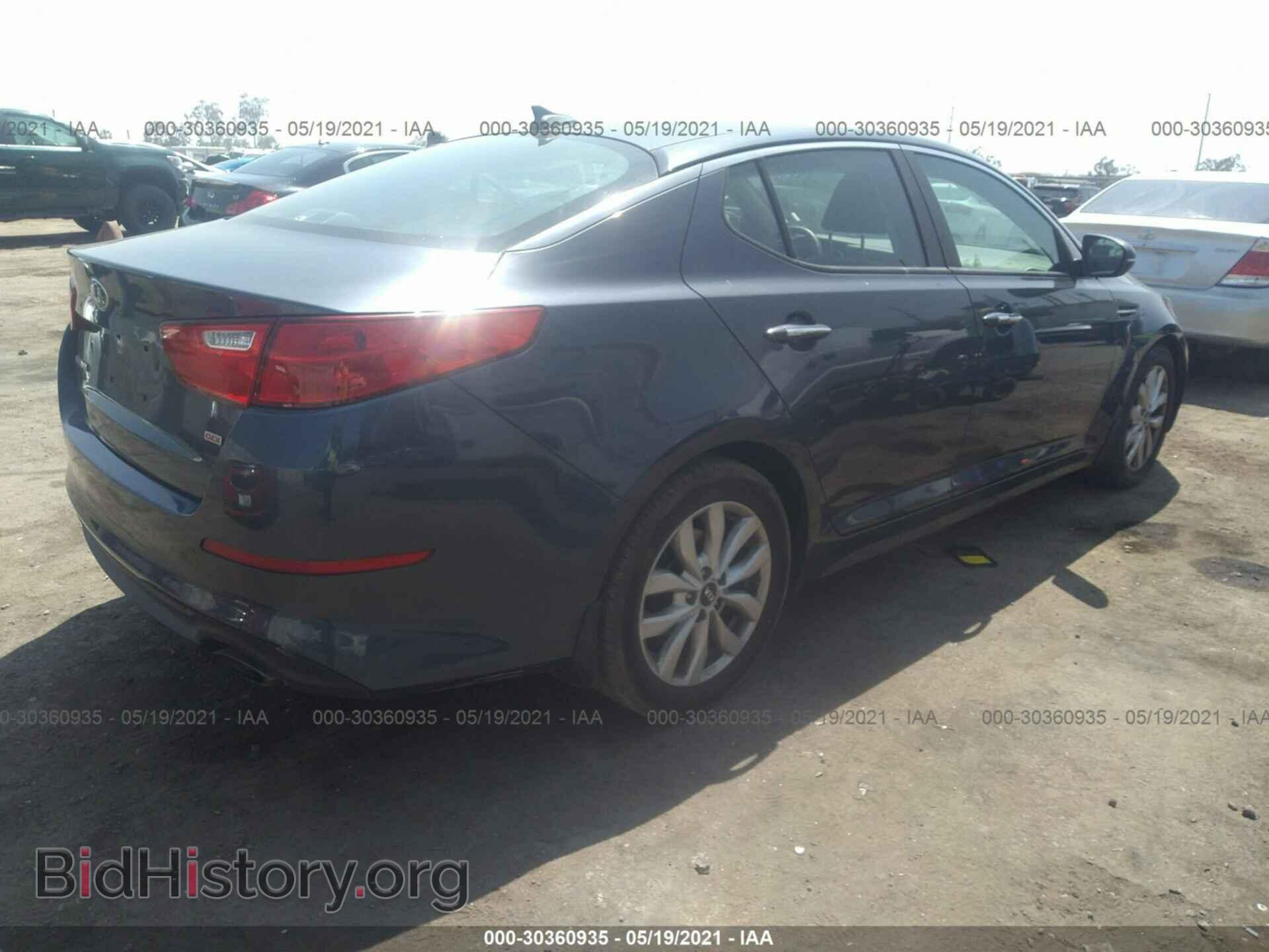 2015 KIA OPTIMA - VIN: KNAGM4A72F5616524 - Photo 4