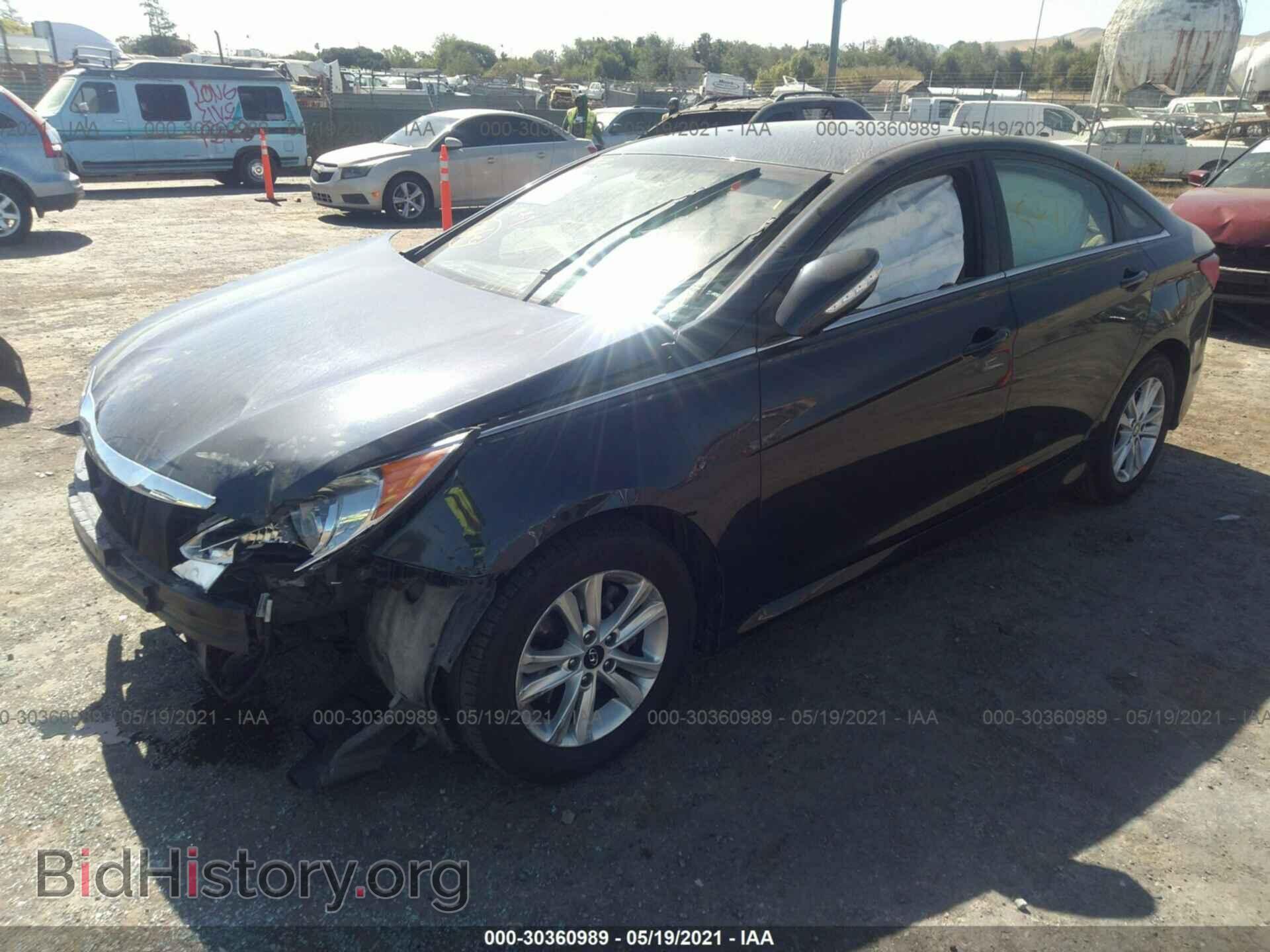 2014 HYUNDAI SONATA - VIN: 5NPEB4AC3EH905326 - Фото 2