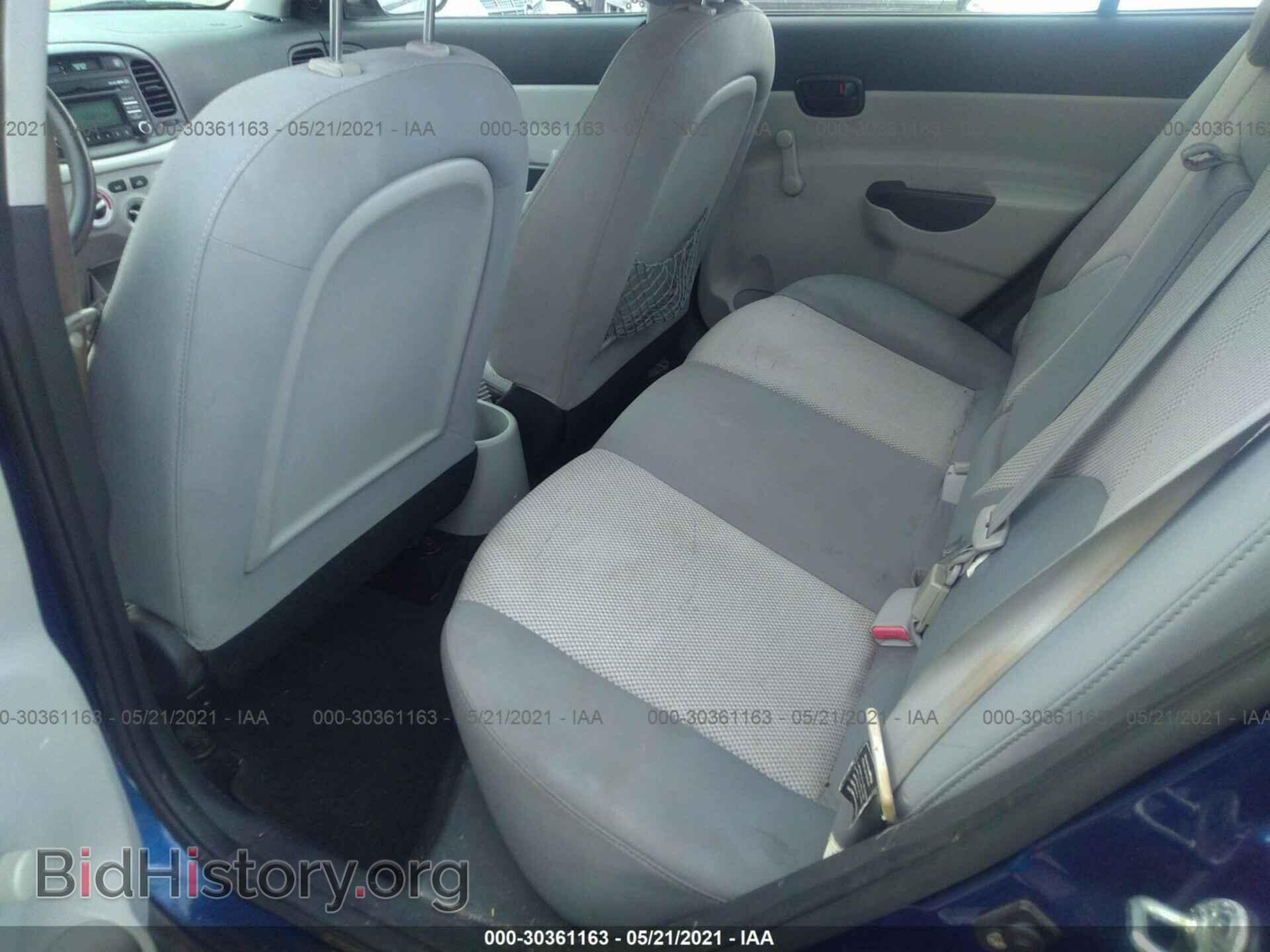 2011 HYUNDAI ACCENT - VIN: KMHCN4AC1BU594104 - Фото 8