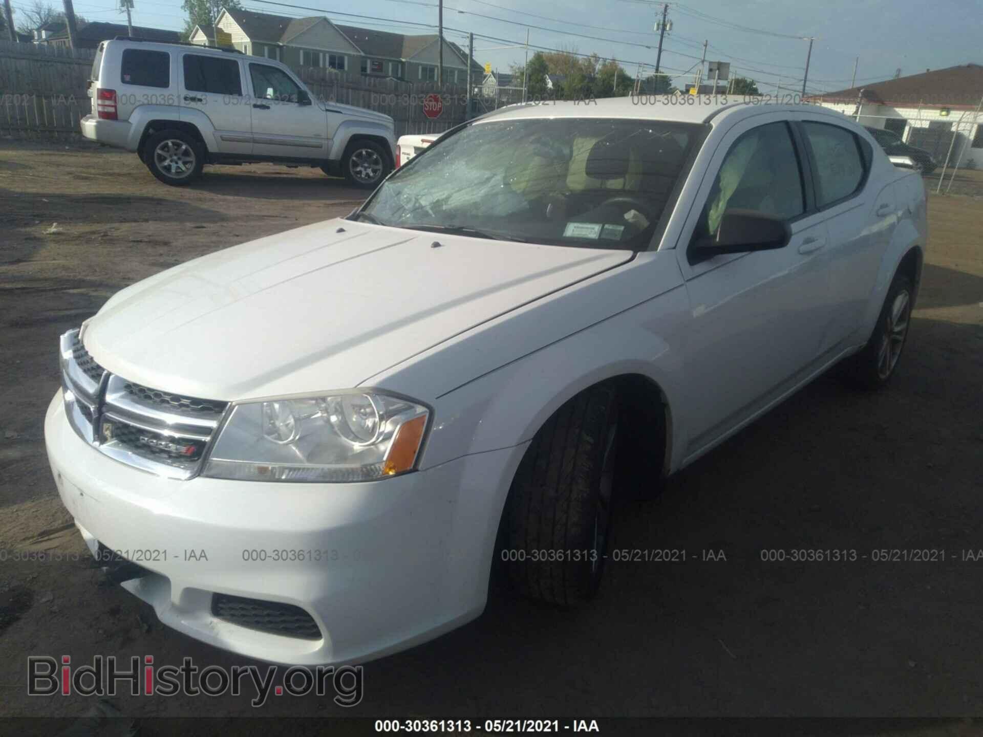 2012 DODGE AVENGER - VIN: 1C3CDZAG4CN280907 - Фото 2