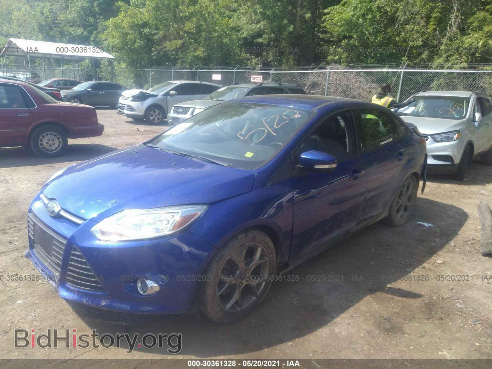 2014 FORD FOCUS - VIN: 1FADP3F28EL244367 - Фото 2