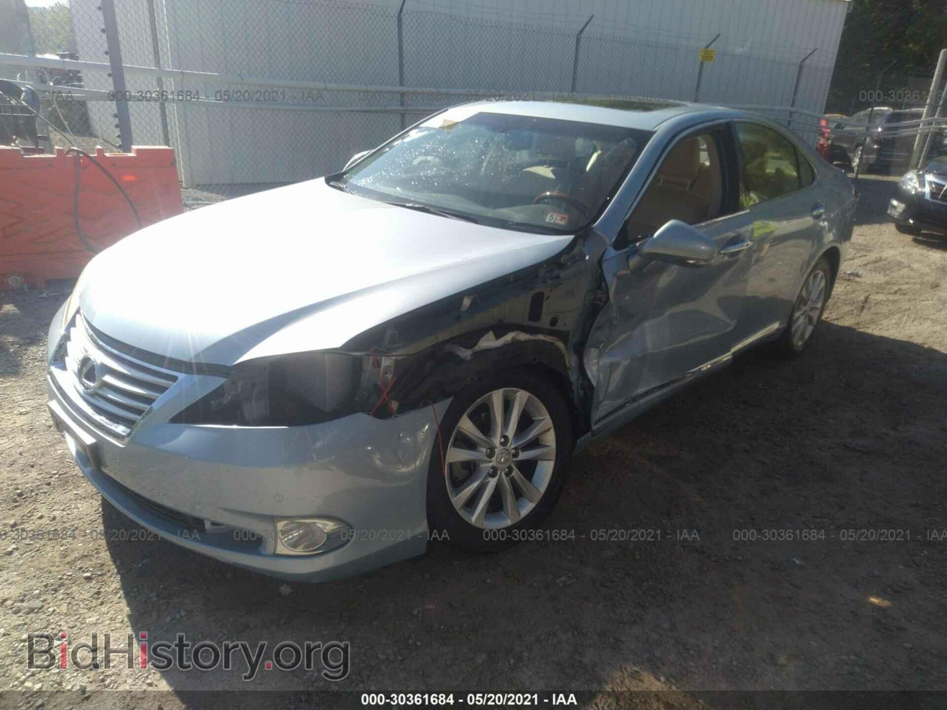 2011 LEXUS ES 350 - VIN: JTHBK1EG0B2418255 - Фото 2