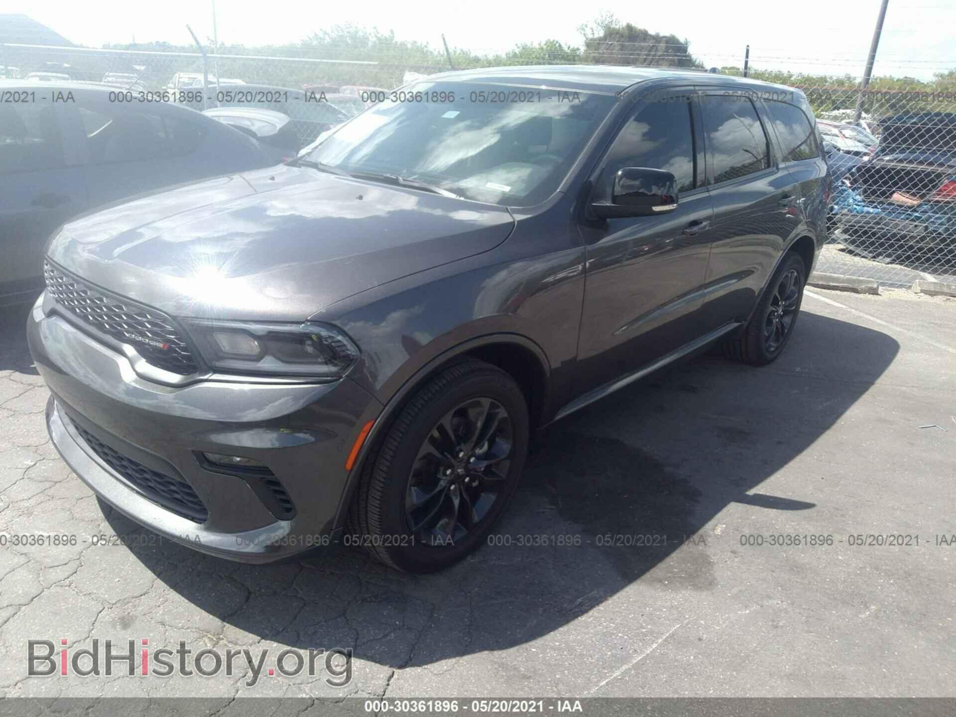 2021 DODGE DURANGO - VIN: 1C4RDHDG5MC608621 - Фото 2