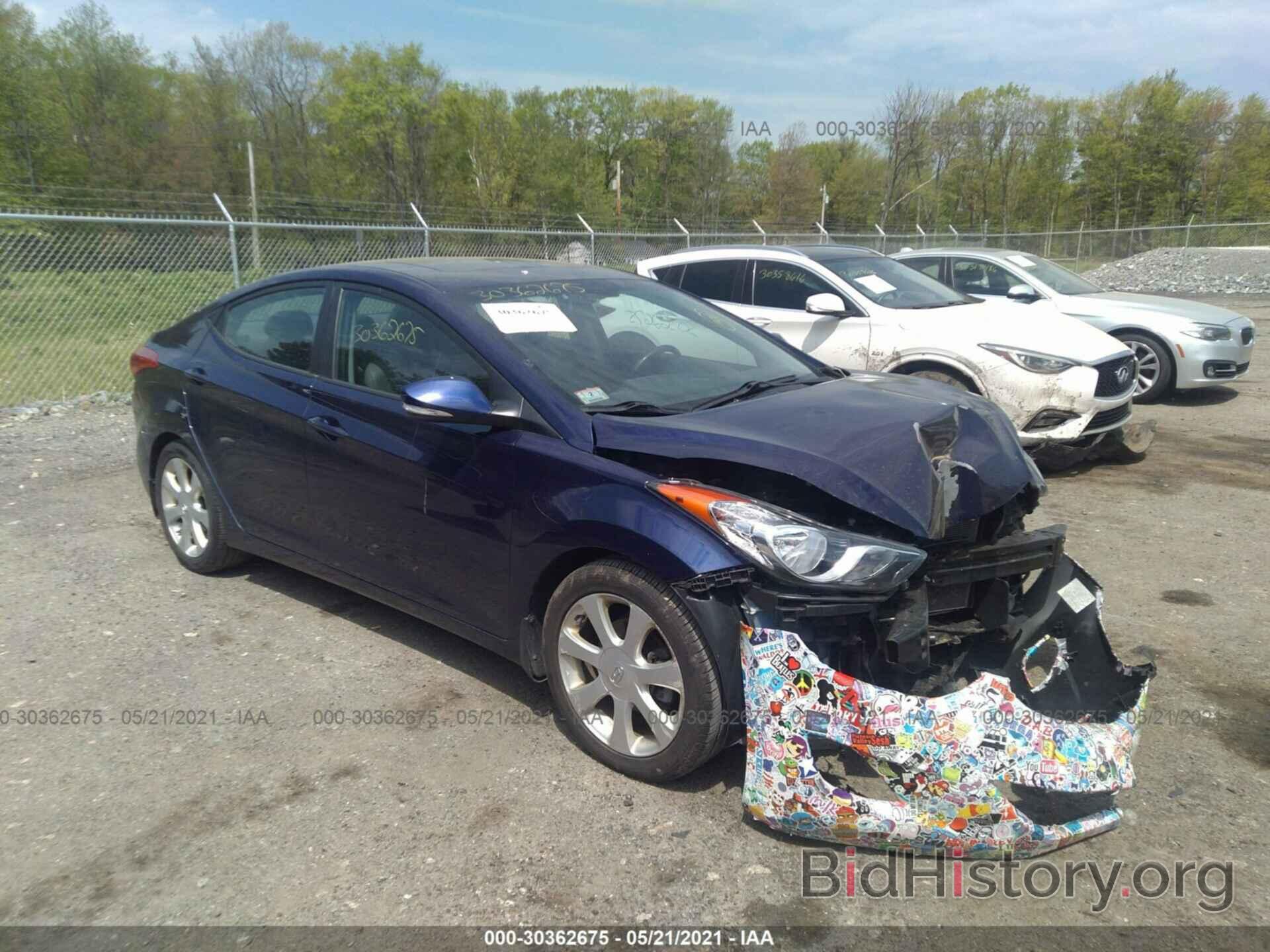 Photo 5NPDH4AE4DH294586 - HYUNDAI ELANTRA 2013