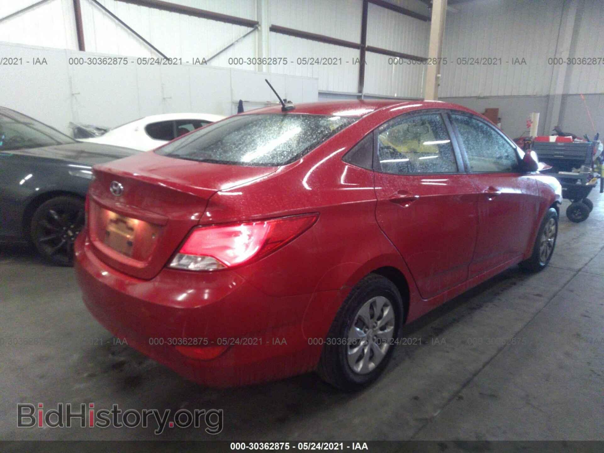 2016 HYUNDAI ACCENT - VIN: KMHCT4AEXGU001743 - Фото 4