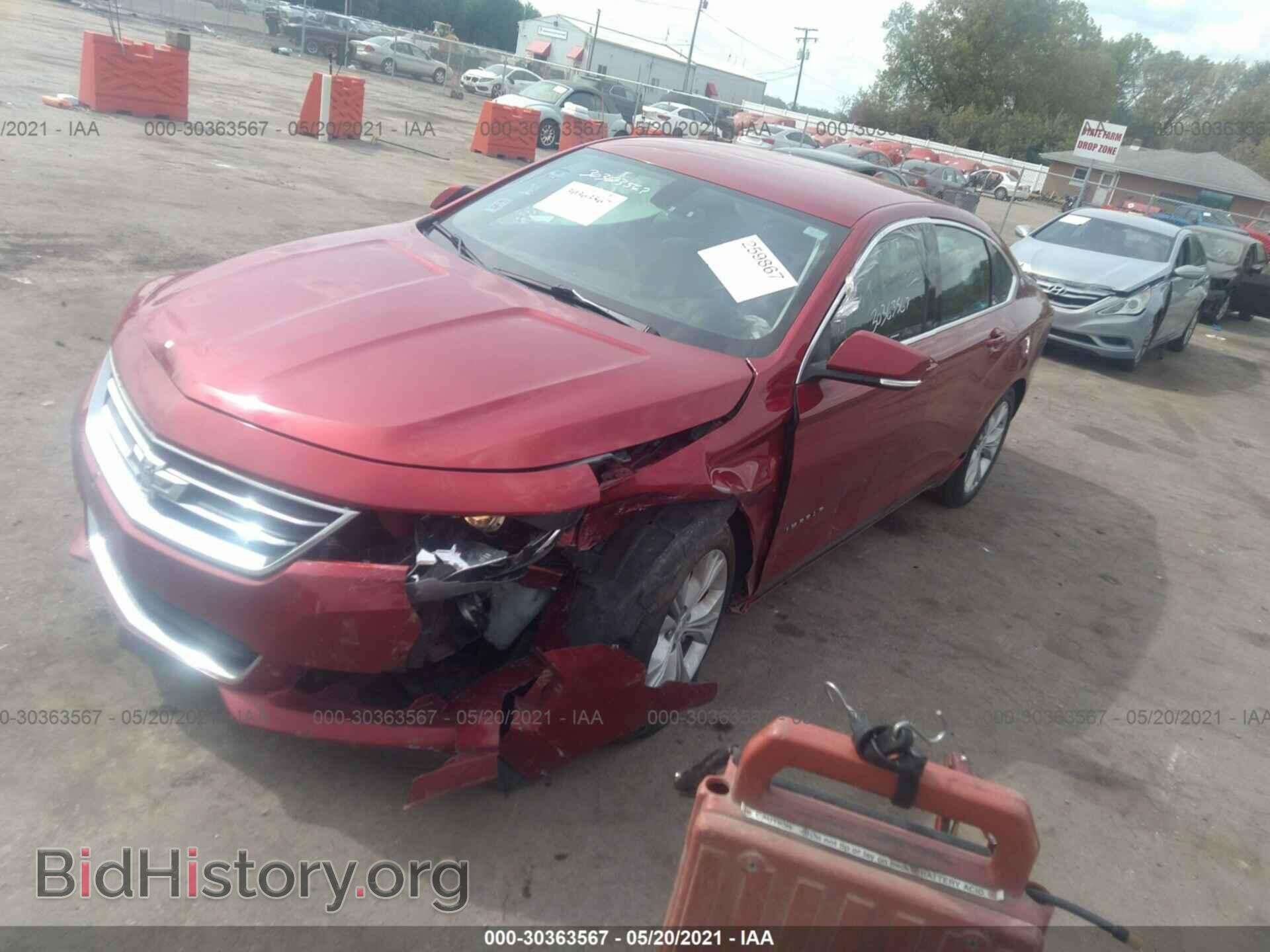 2014 CHEVROLET IMPALA - VIN: 2G1125S32E9181787 - Фото 2