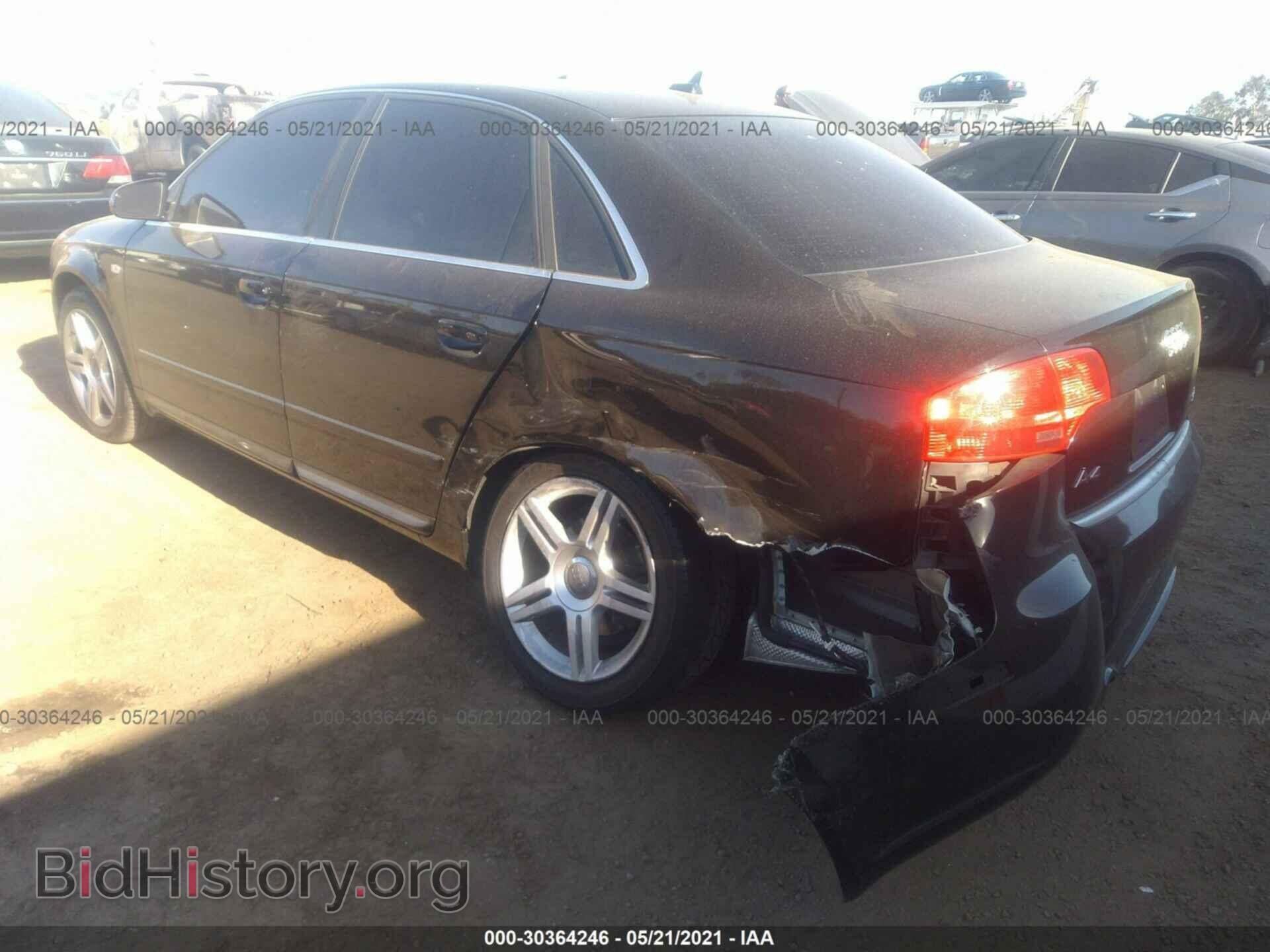 2008 AUDI A4 - VIN: WAUAF78E68A045104 - Фото 3