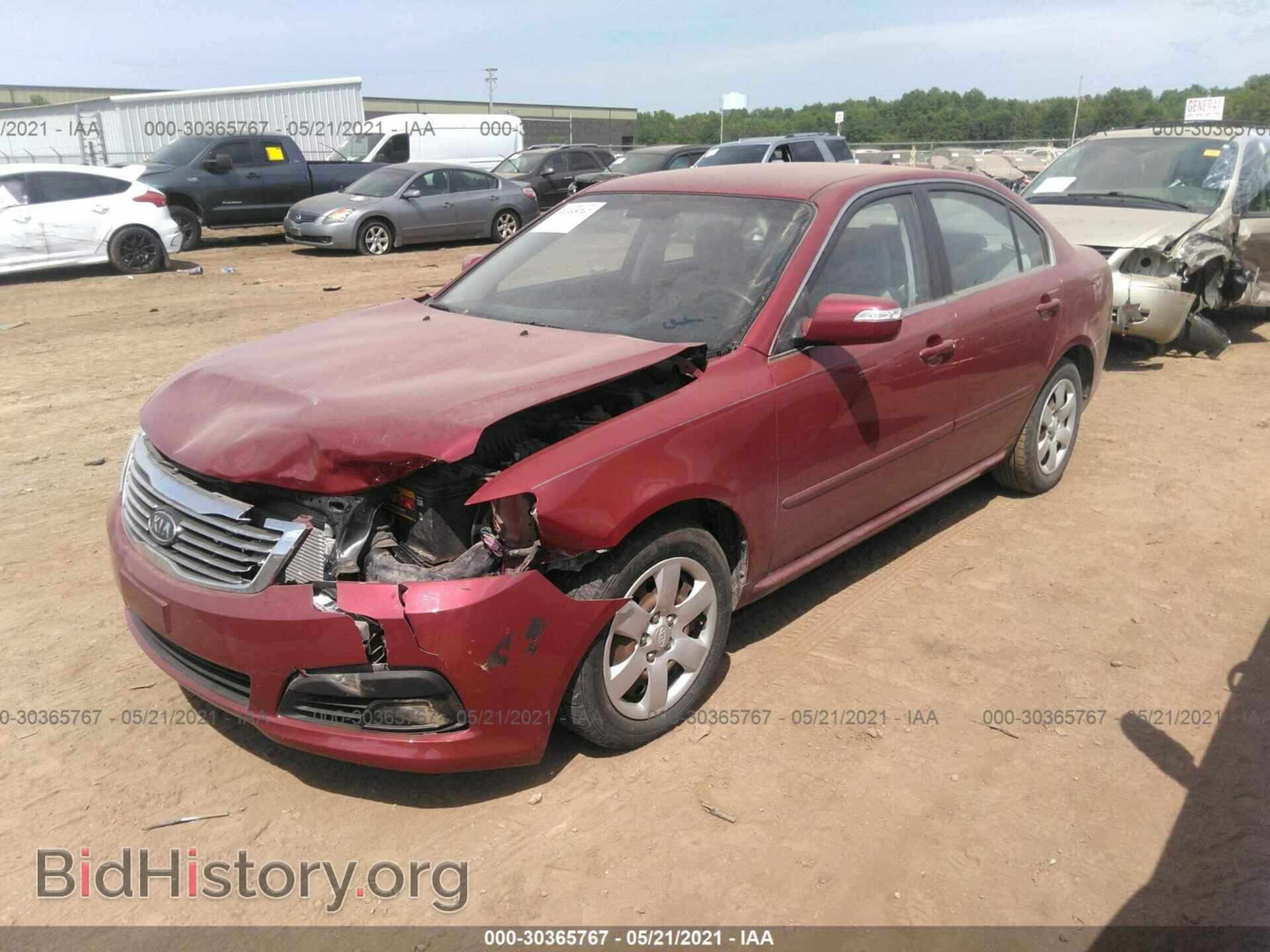 2009 KIA OPTIMA - VIN: KNAGE228095350921 - Фото 2