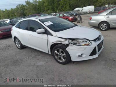2012 Ford FOCUS SE, белый — VIN 1FAHP3F28CL472903, IAAI