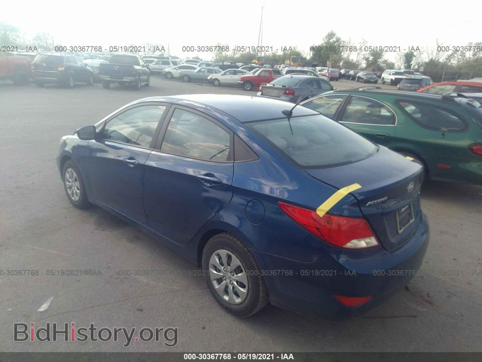2016 HYUNDAI ACCENT - VIN: KMHCT4AE0GU120000 - Фото 3
