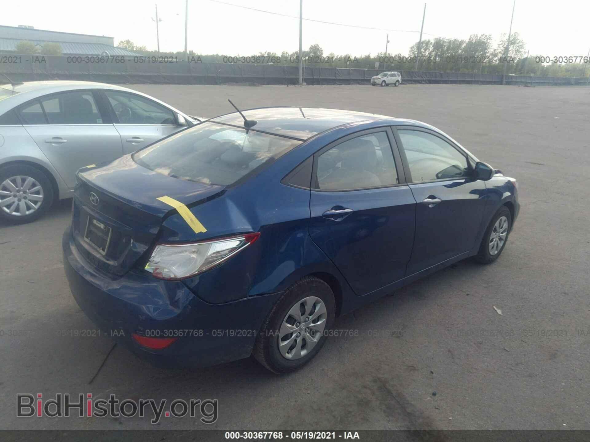 2016 HYUNDAI ACCENT - VIN: KMHCT4AE0GU120000 - Фото 4