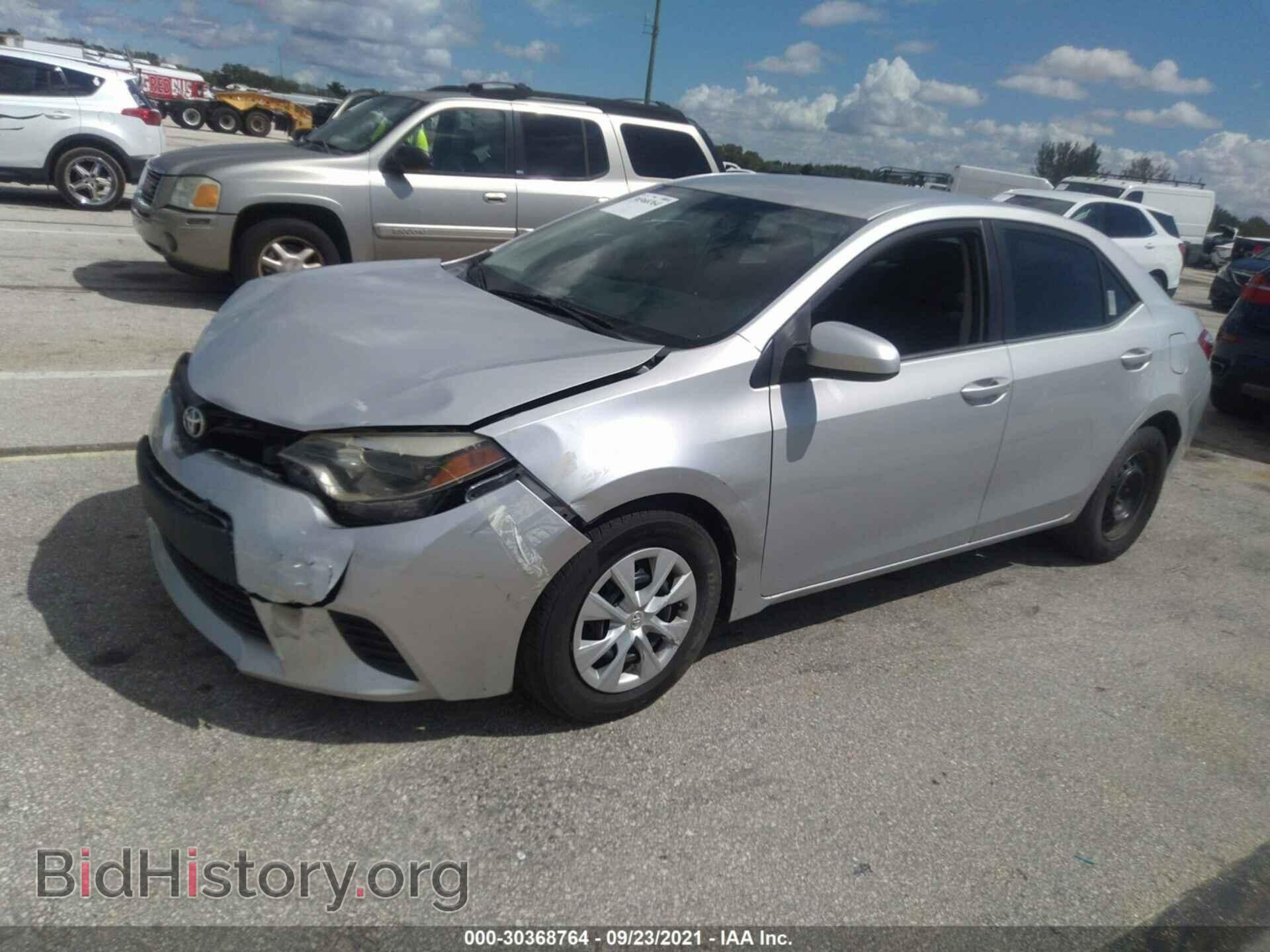 2014 TOYOTA COROLLA - VIN: 2T1BURHE4EC102884 - Photo 2