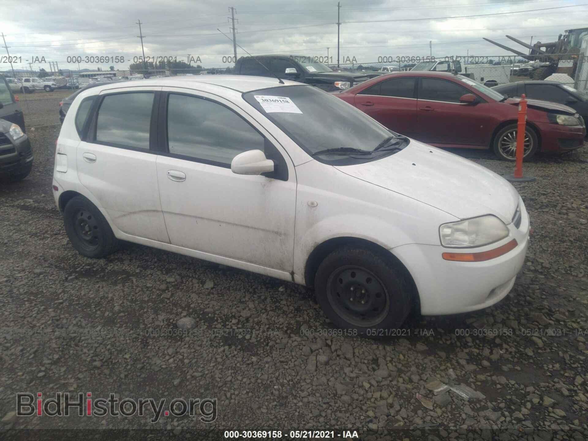 Фотография KL1TD66687B794140 - CHEVROLET AVEO 2007