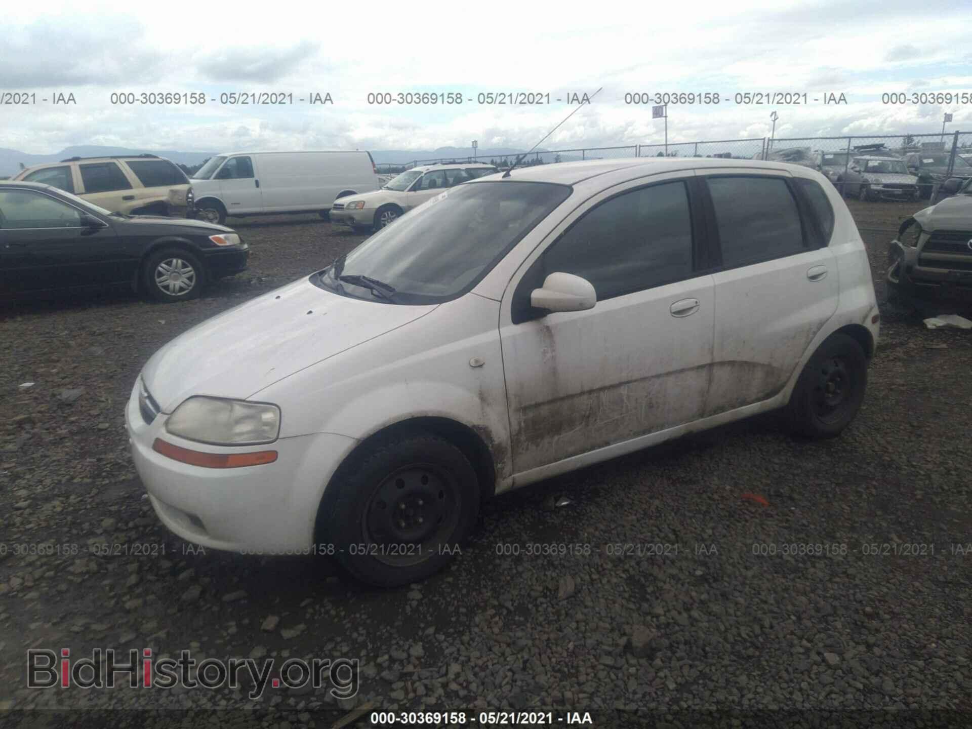 2007 CHEVROLET AVEO - VIN: KL1TD66687B794140 - Фото 2