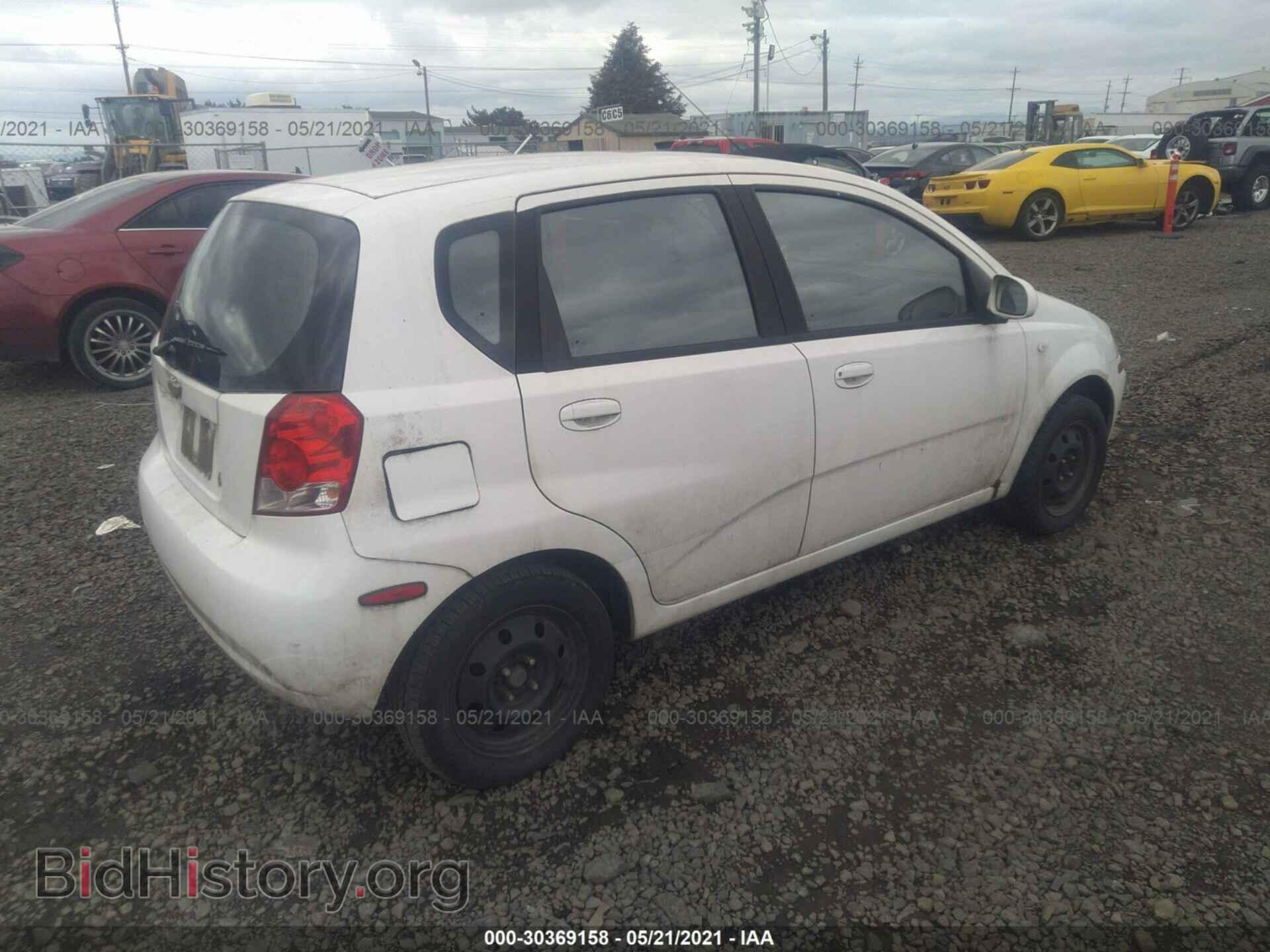 2007 CHEVROLET AVEO - VIN: KL1TD66687B794140 - Фото 4