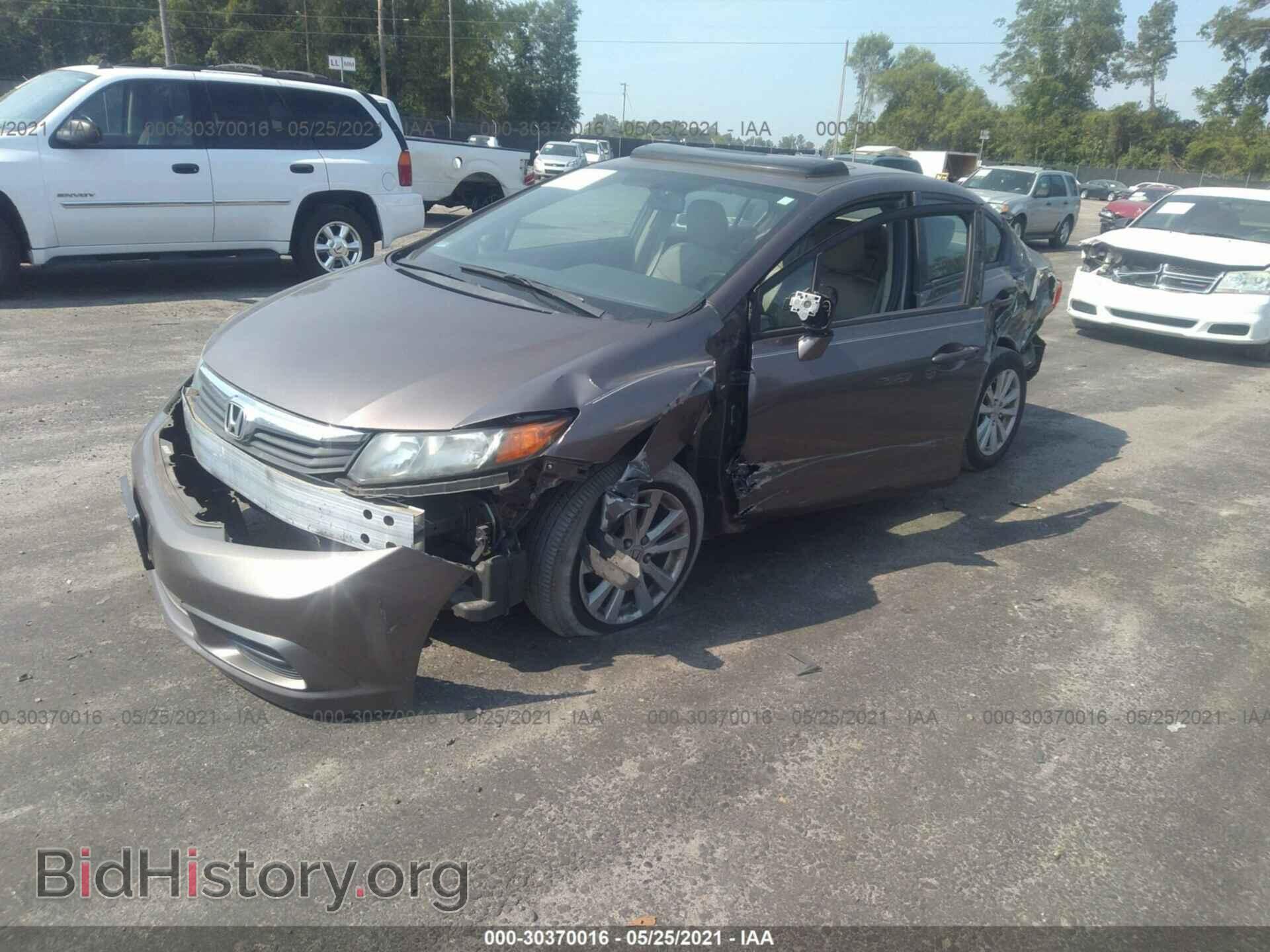 2012 HONDA CIVIC SDN - VIN: 2HGFB2F92CH518442 - Фото 2