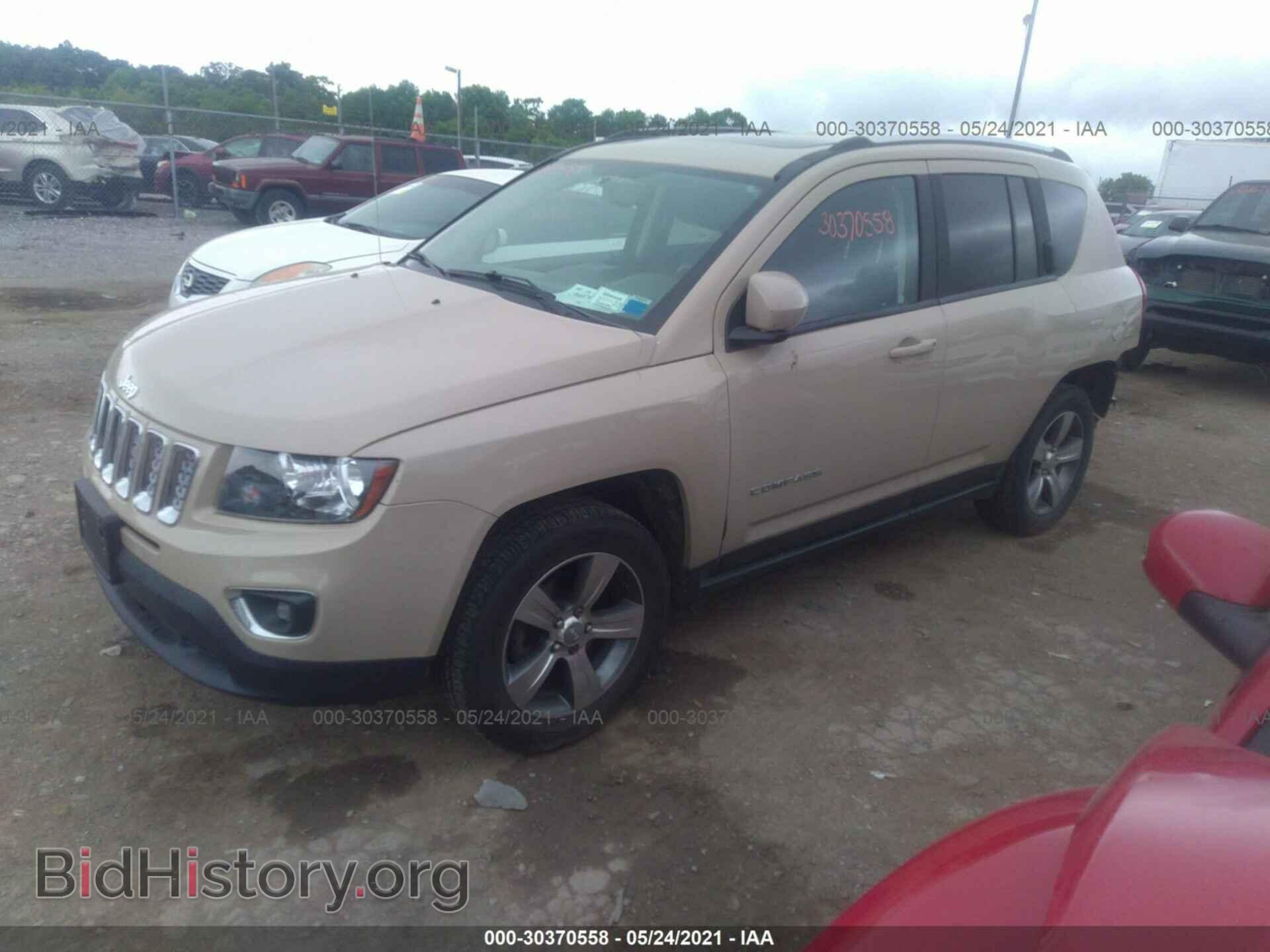 2016 JEEP COMPASS - VIN: 1C4NJDEB5GD766748 - Фото 2