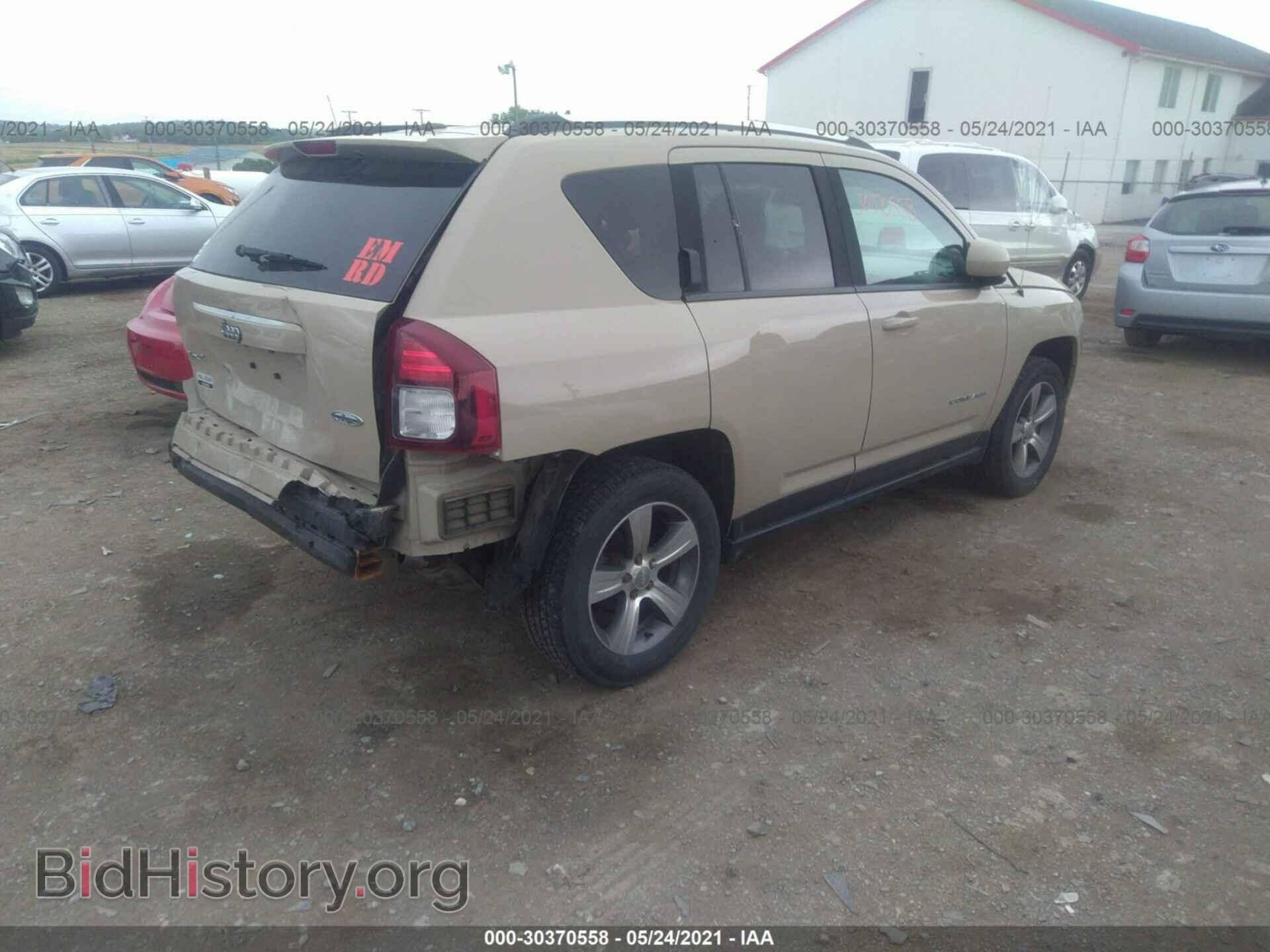 2016 JEEP COMPASS - VIN: 1C4NJDEB5GD766748 - Фото 4