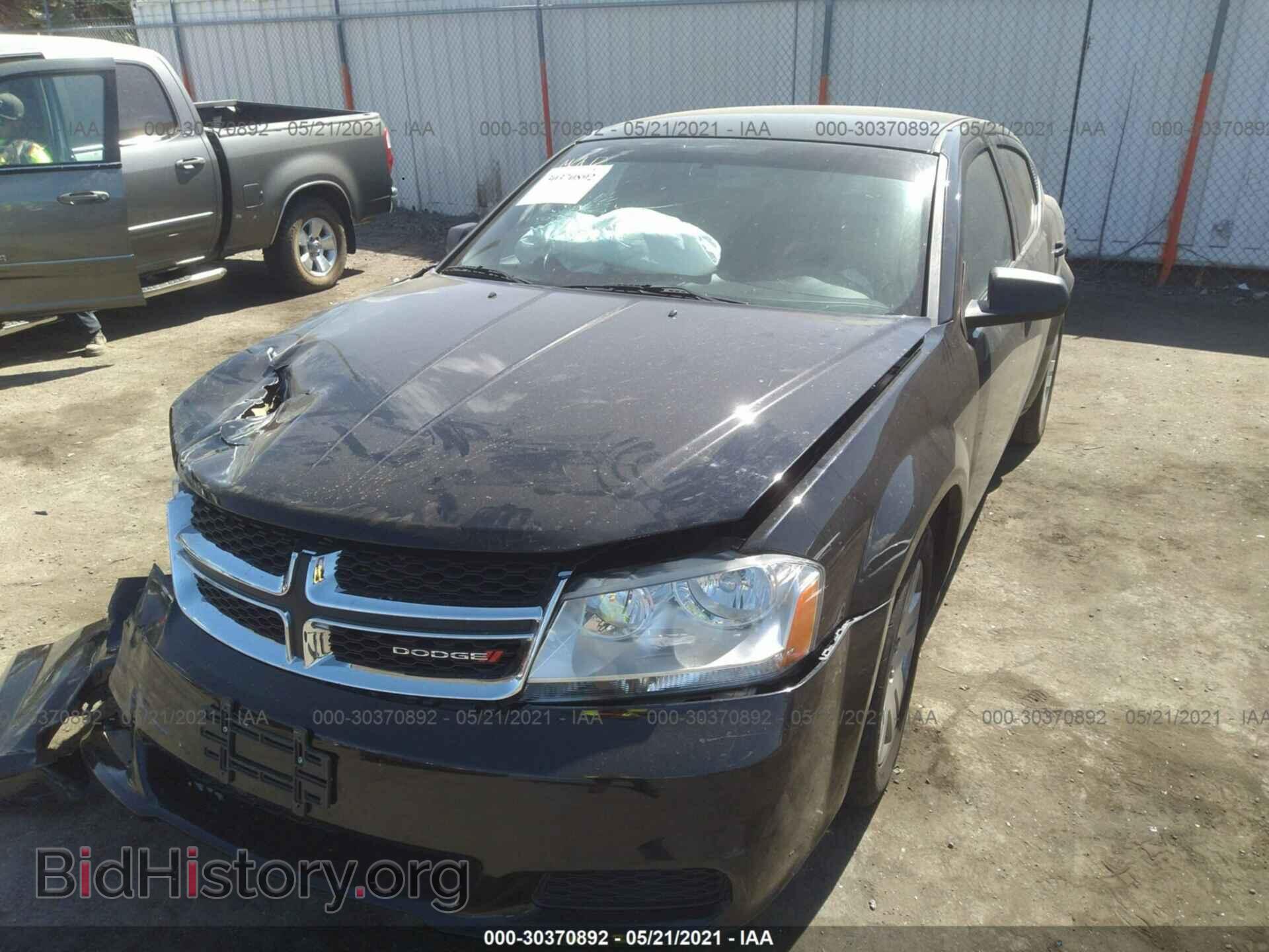2014 DODGE AVENGER - VIN: 1C3CDZAG8EN188427 - Фото 2