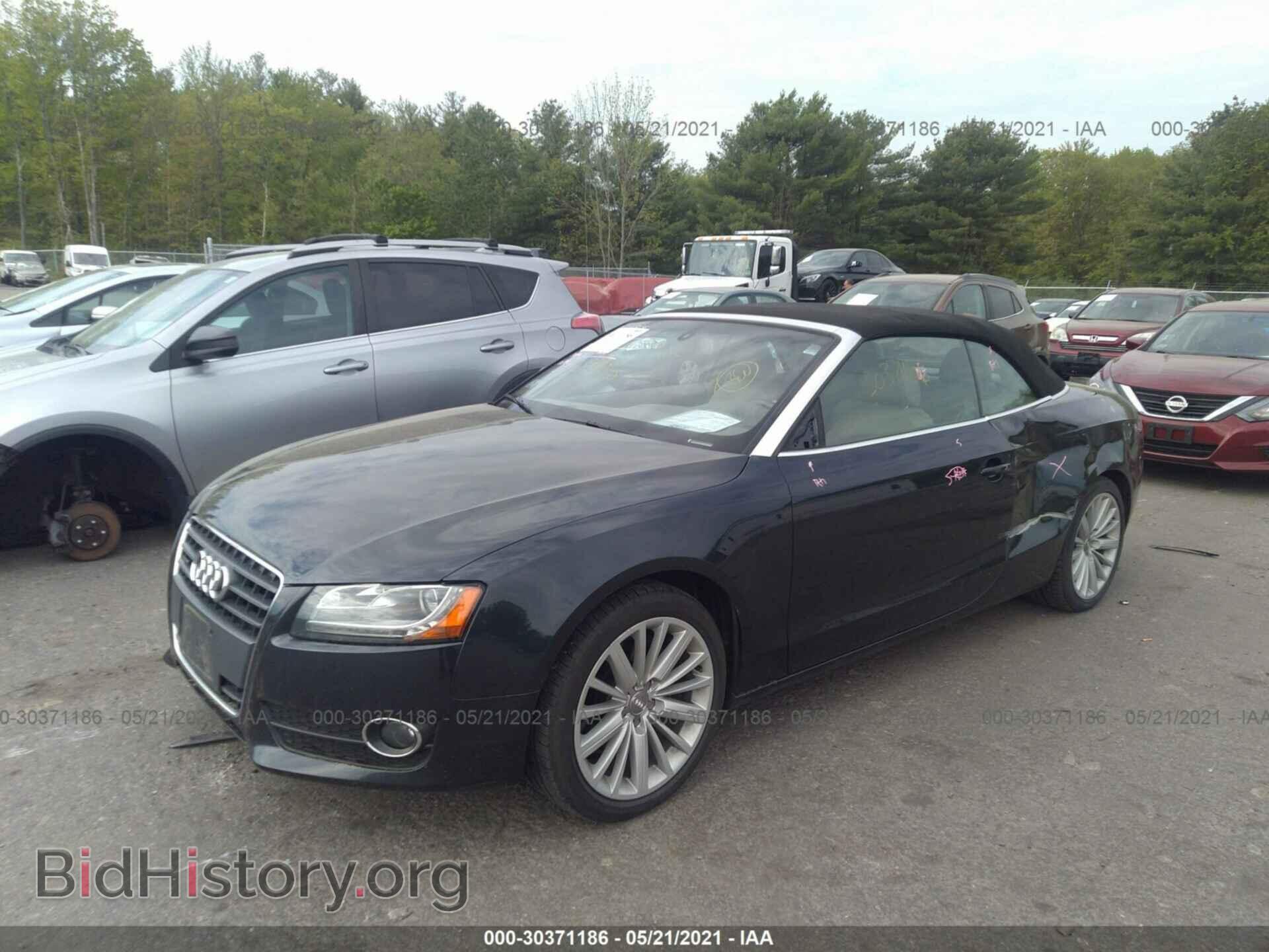 2012 AUDI A5 - VIN: WAULFAFH6CN001205 - Фото 2