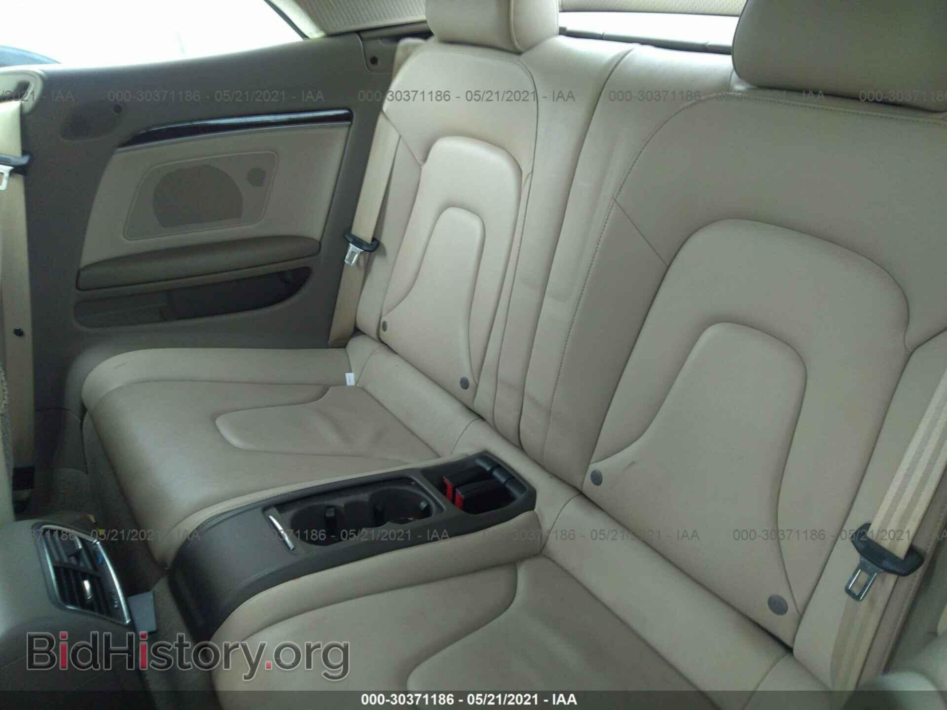 2012 AUDI A5 - VIN: WAULFAFH6CN001205 - Фото 8
