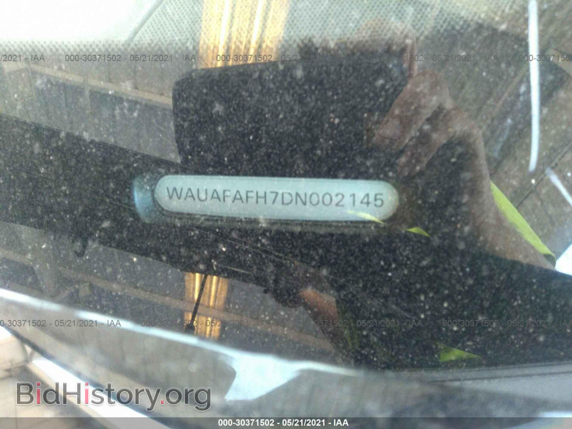 2013 AUDI A5 - VIN: WAUAFAFH7DN002145 - Фото 9