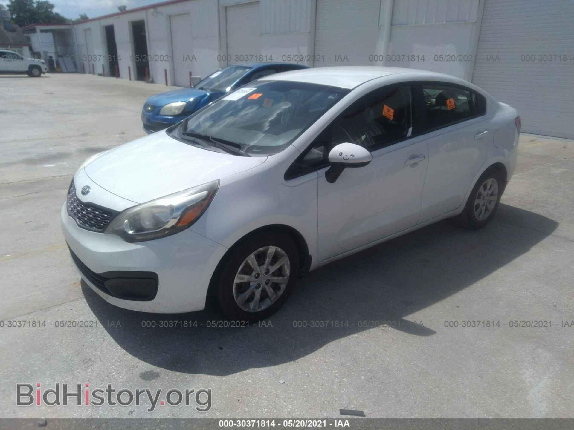 2013 KIA RIO - VIN: KNADM4A34D6180895 - Фото 2