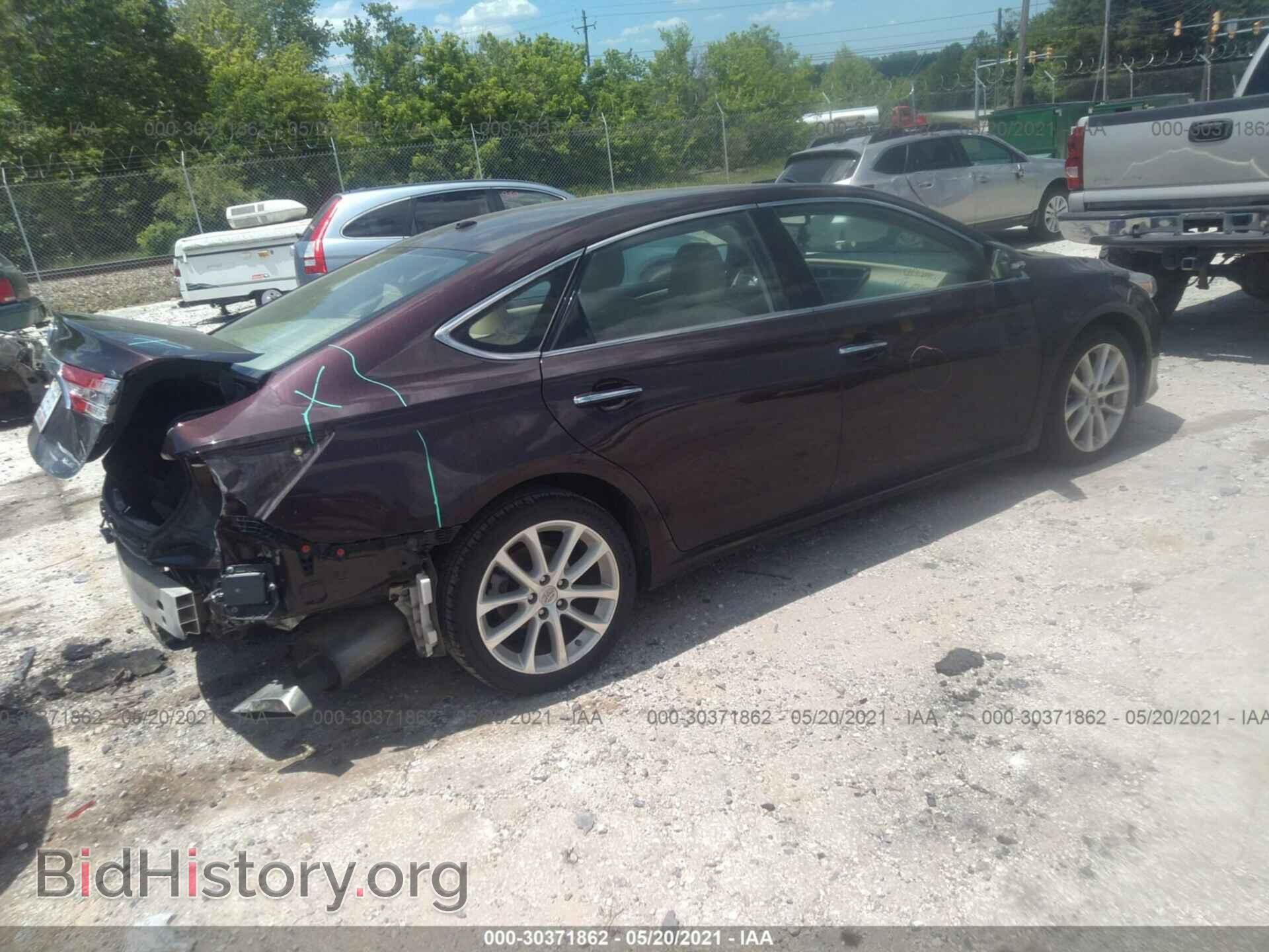 2013 TOYOTA AVALON - VIN: 4T1BK1EB7DU058281 - Фото 4