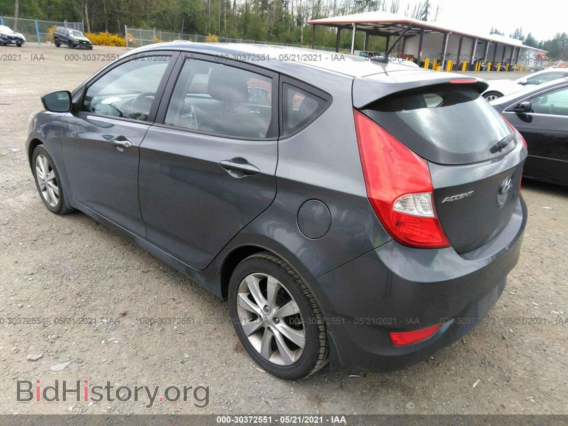 2013 HYUNDAI ACCENT - VIN: KMHCU5AE7DU079654 - Фото 3