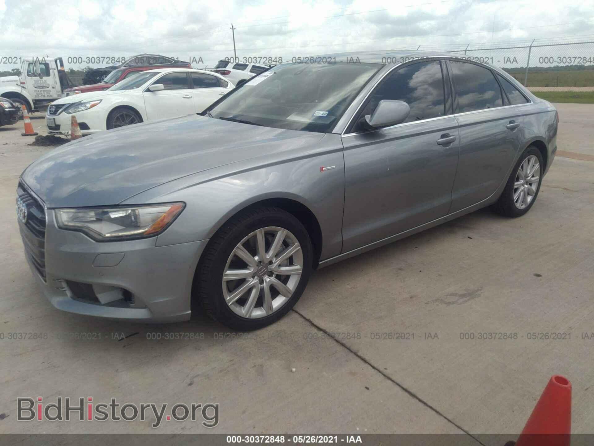 2013 AUDI A6 - VIN: WAUGGAFC8DN024280 - Фото 2