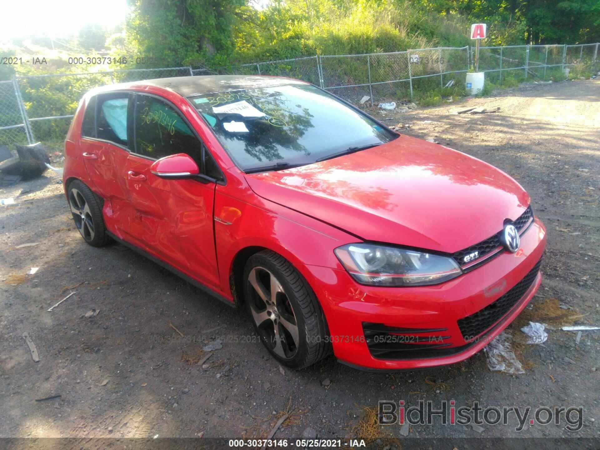 Photo 3VW4T7AU6GM028098 - VOLKSWAGEN GOLF GTI 2016