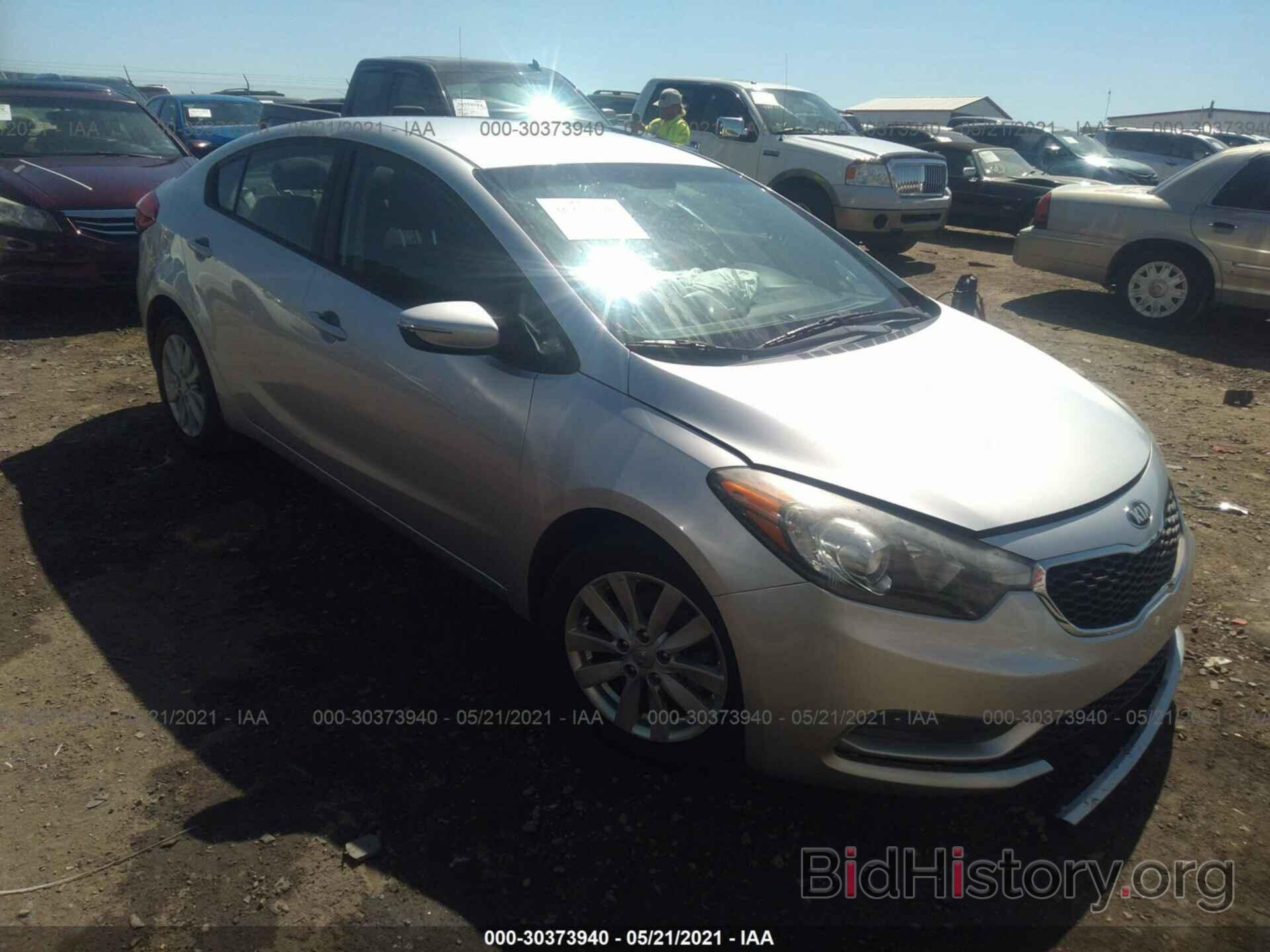 Photo KNAFX4A63E5227352 - KIA FORTE 2014