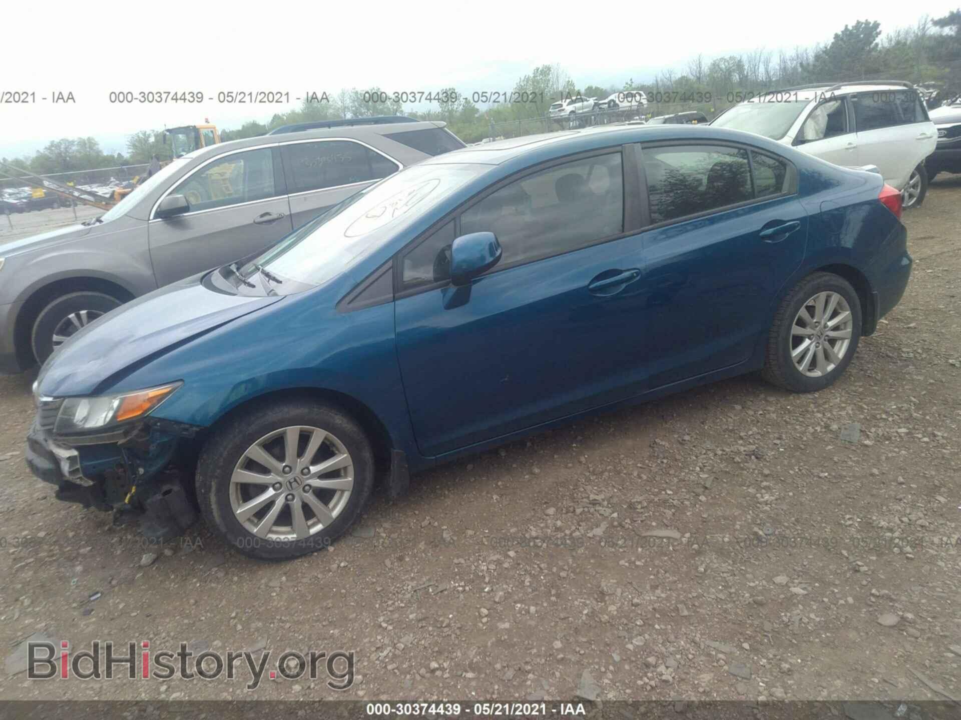 2012 HONDA CIVIC SDN - VIN: 19XFB2F82CE019853 - Фото 2