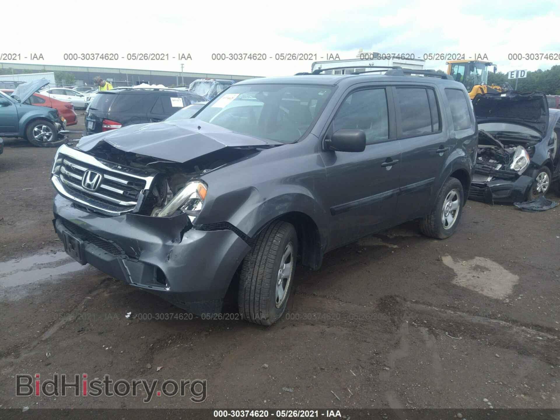2013 HONDA PILOT - VIN: 5FNYF4H21DB025558 - Фото 2
