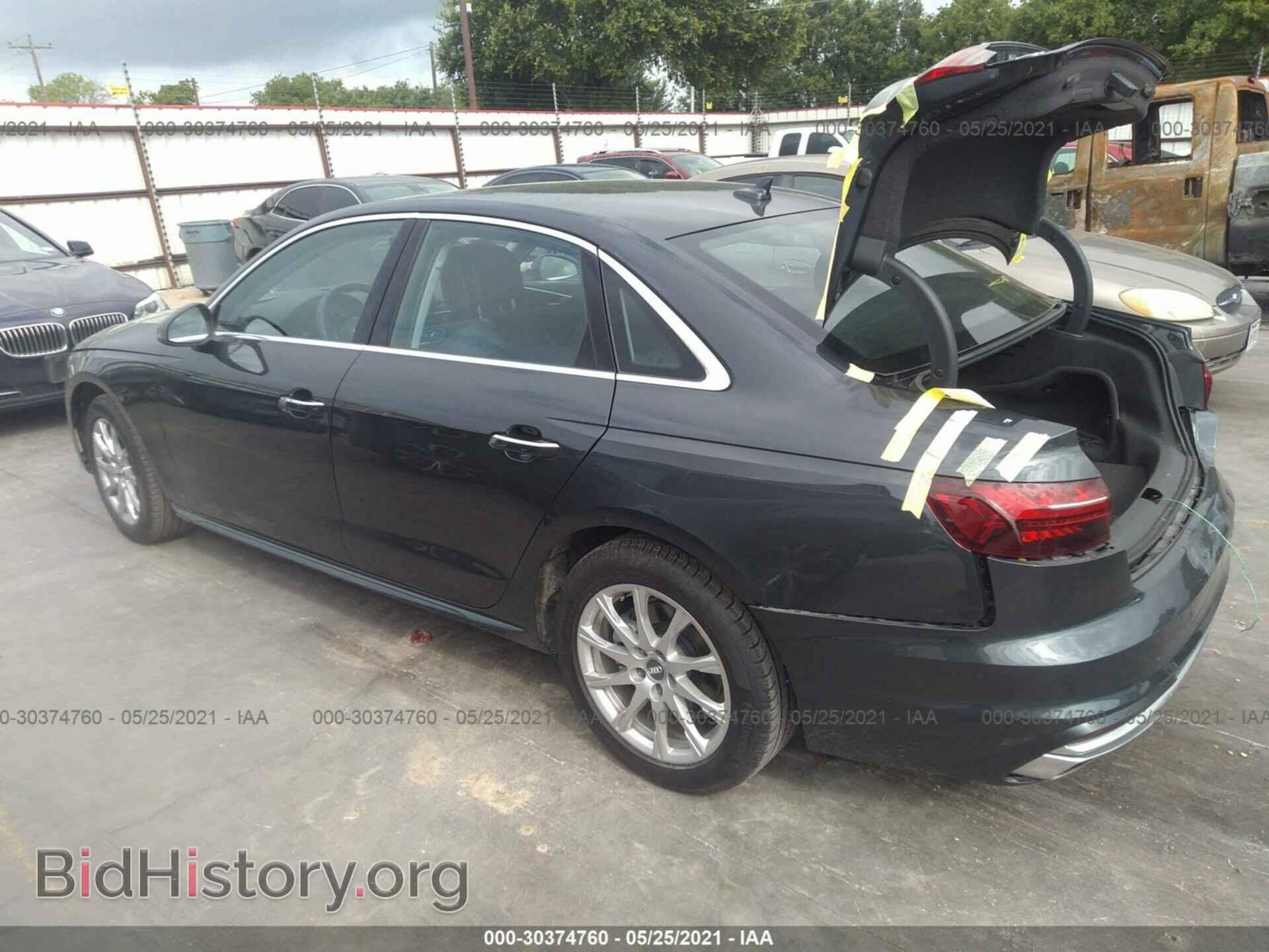 2020 AUDI A4 - VIN: WAUGMAF48LA059795 - Фото 3