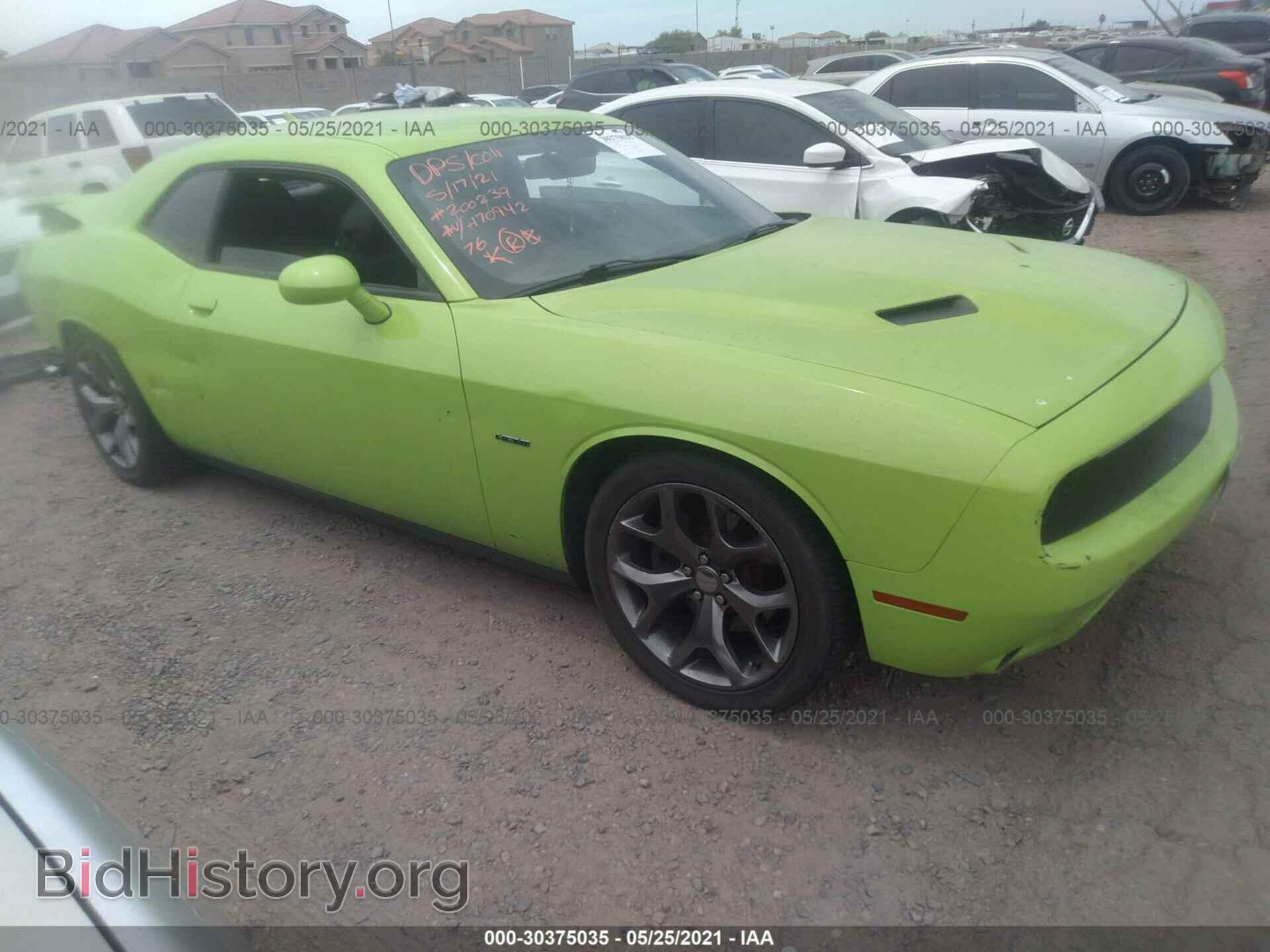 Photo 2C3CDZBT0FH706942 - DODGE CHALLENGER 2015