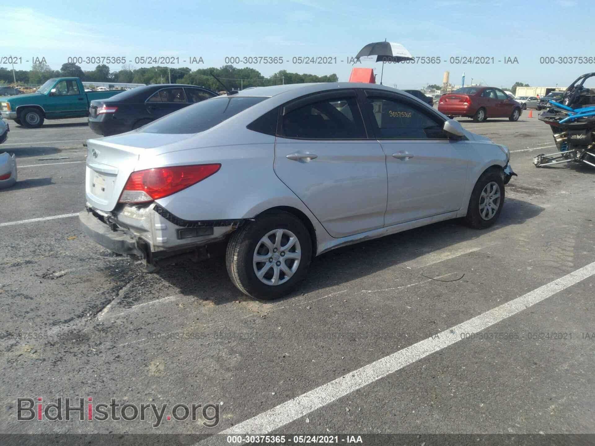 2013 HYUNDAI ACCENT - VIN: KMHCT4AE0DU336263 - Фото 4