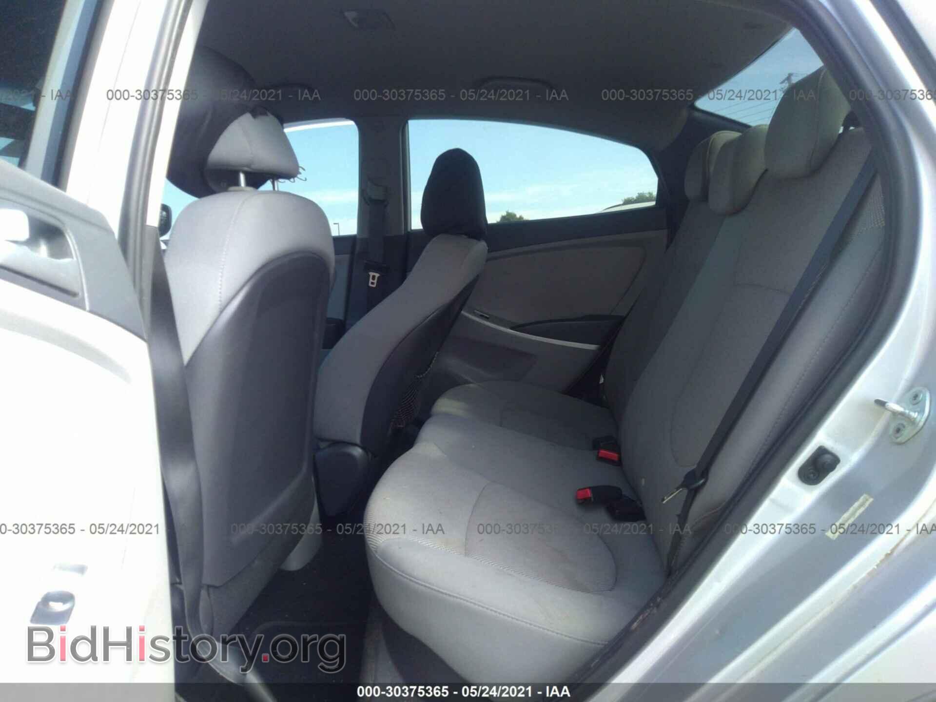 2013 HYUNDAI ACCENT - VIN: KMHCT4AE0DU336263 - Фото 8