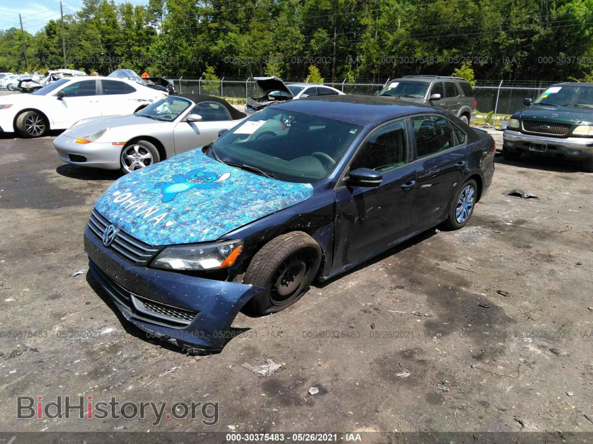 2013 VOLKSWAGEN PASSAT - VIN: 1VWAP7A38DC078464 - Фото 2