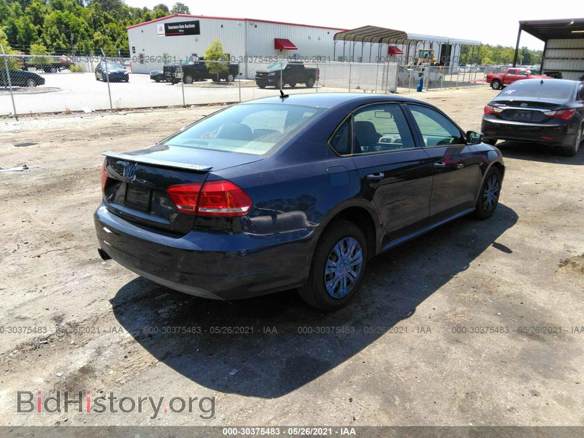 2013 VOLKSWAGEN PASSAT - VIN: 1VWAP7A38DC078464 - Фото 4