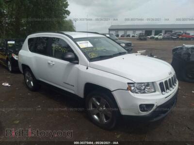 2012 Jeep COMPASS Limited, white — VIN 1C4NJCCBXCD601513, IAAI