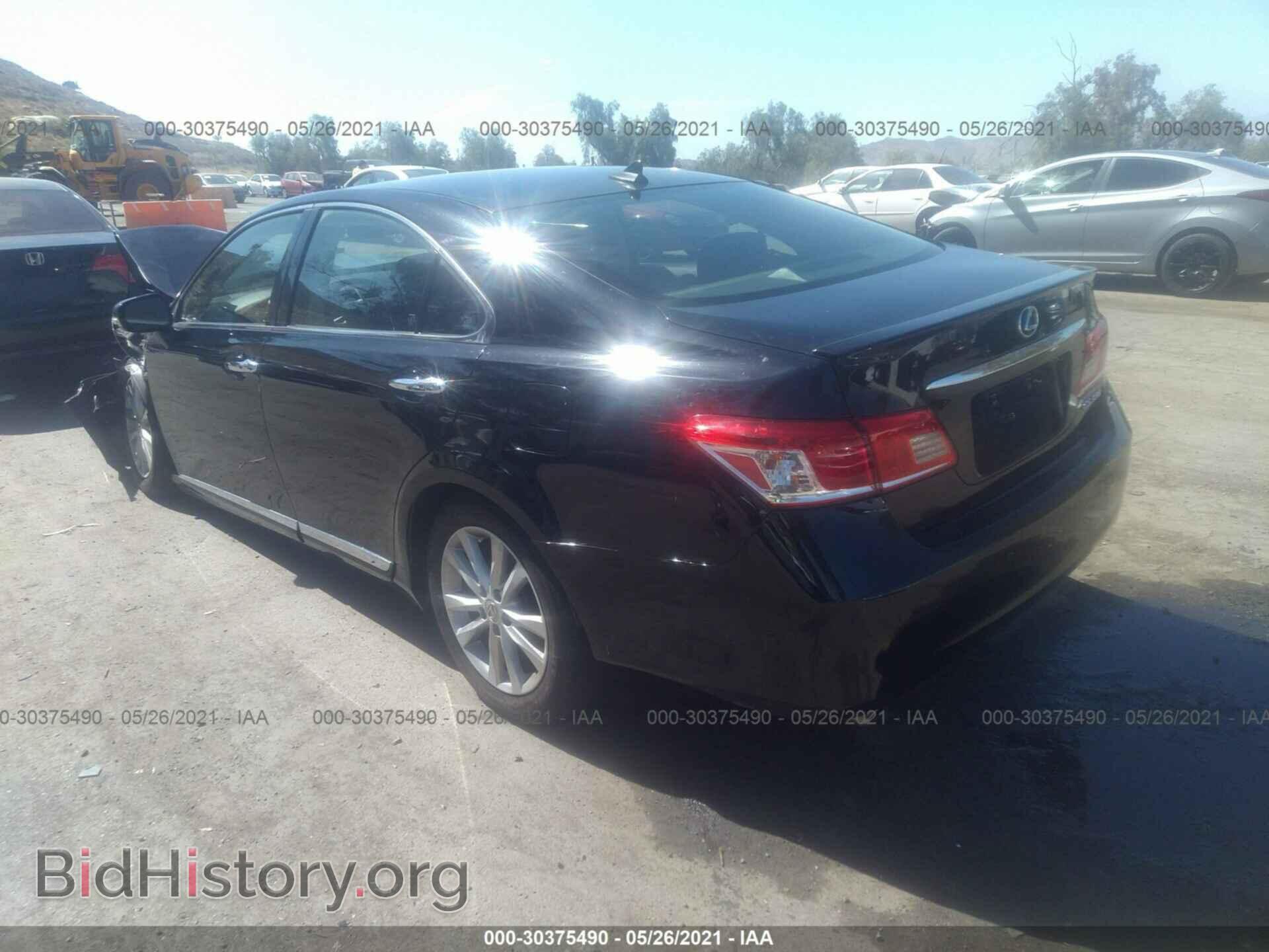 2011 LEXUS ES 350 - VIN: JTHBK1EG9B2466174 - Фото 3