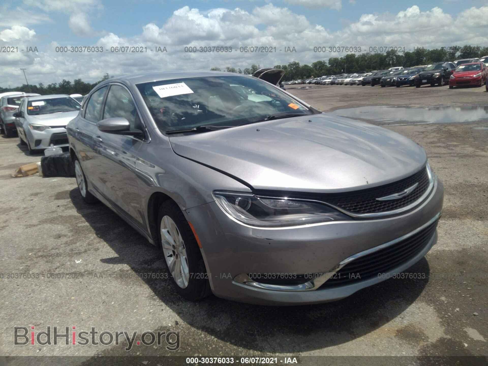Фотография 1C3CCCAB2GN125105 - CHRYSLER 200 2016